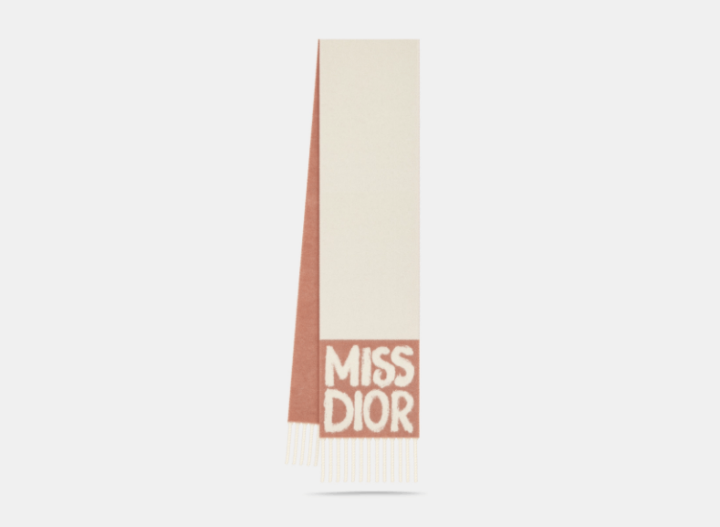 Dior o1w1db11125 51MID2 Size :OS / Graffiti Scarf in Ivory/Pink Size ONE SIZE - 1 Thumbnail