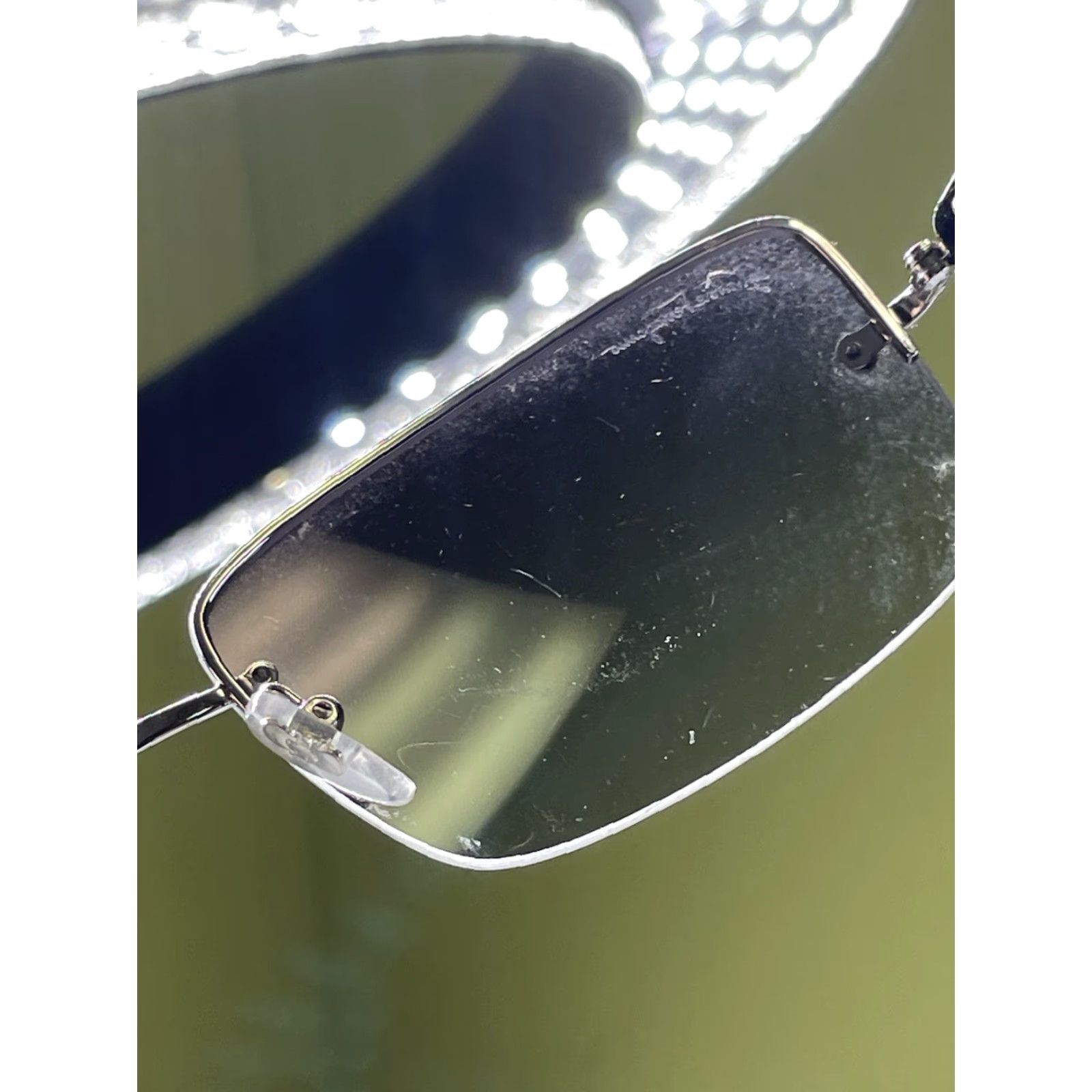 Salvatore Ferragamo Salvatore Ferragamo Sunglasses Men Half Rim Frames 1194 511/11 60 17 140 Black Geometric Designer Glass Metal Plastic Size ONE SIZE - 5 Thumbnail