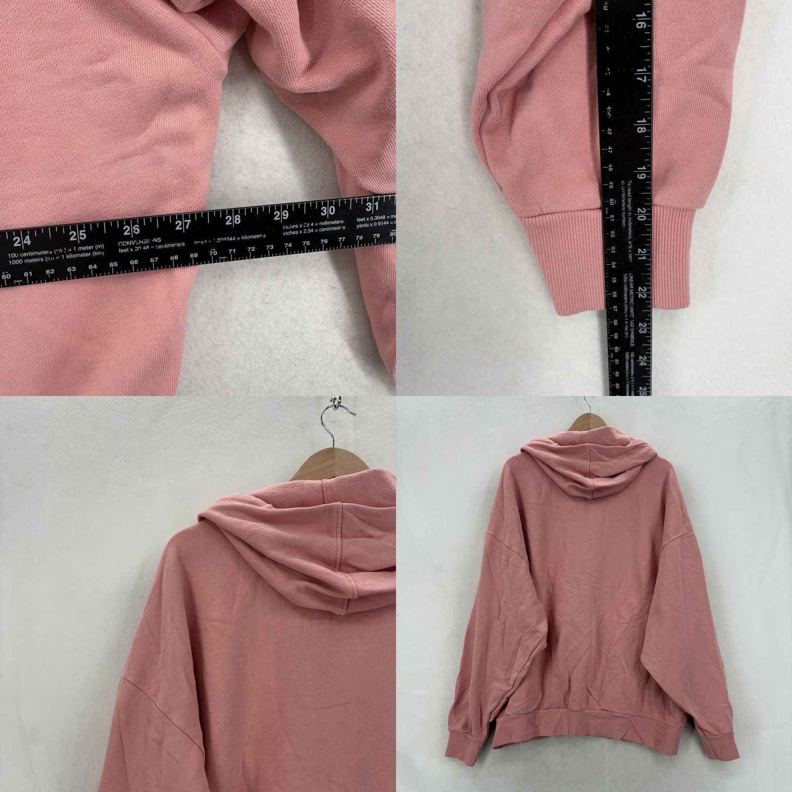 Vintage Sullen Art Collective Outline Fleece Hoodie Womens 2X Pink Skull Pullover NWT Size XXL / US 16-18 / IT 52-54 - 8 Thumbnail