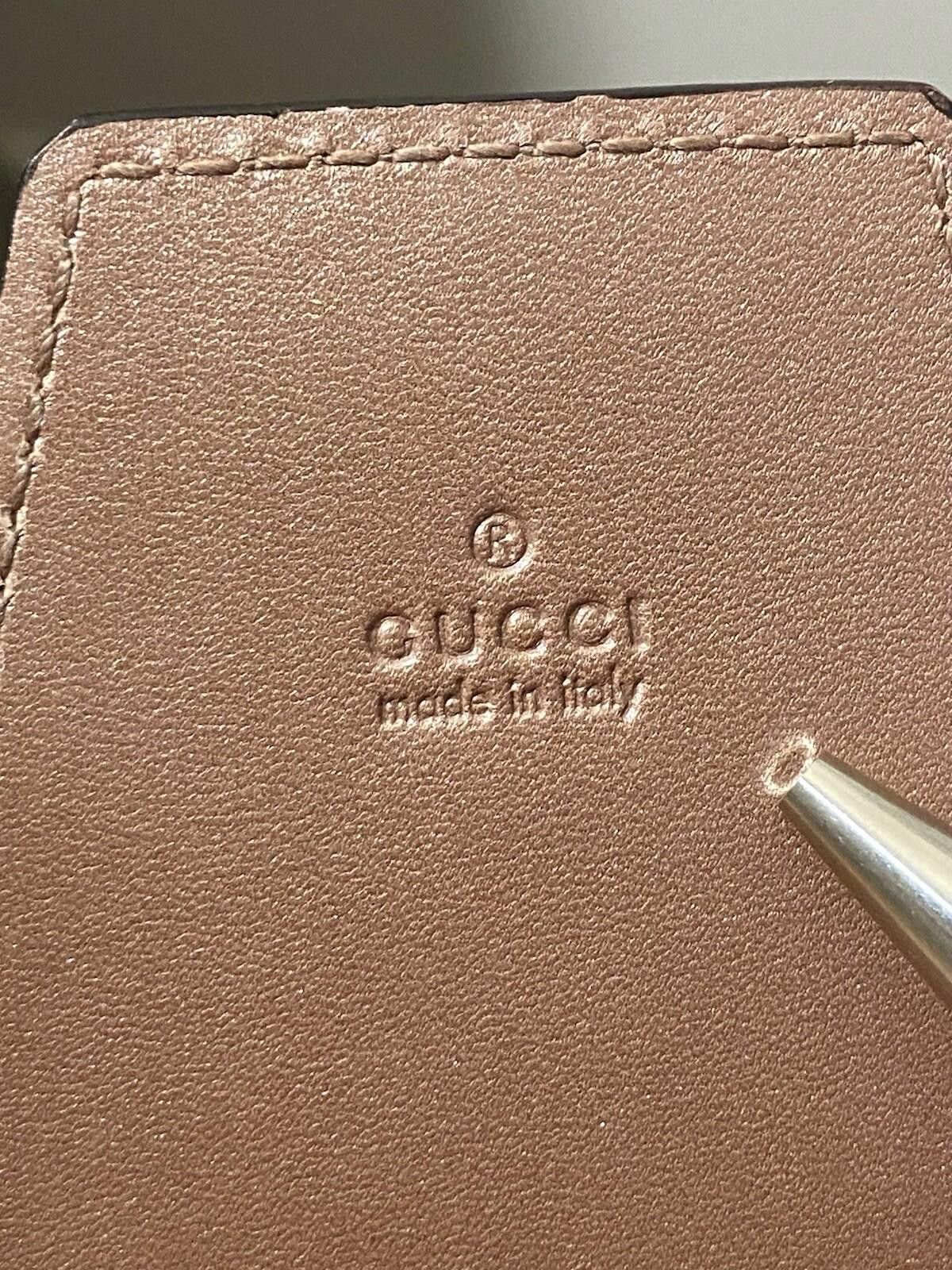 Gucci Gucci Guccissima rose gold pink leather cigarette case pouch Size ONE SIZE - 9 Thumbnail