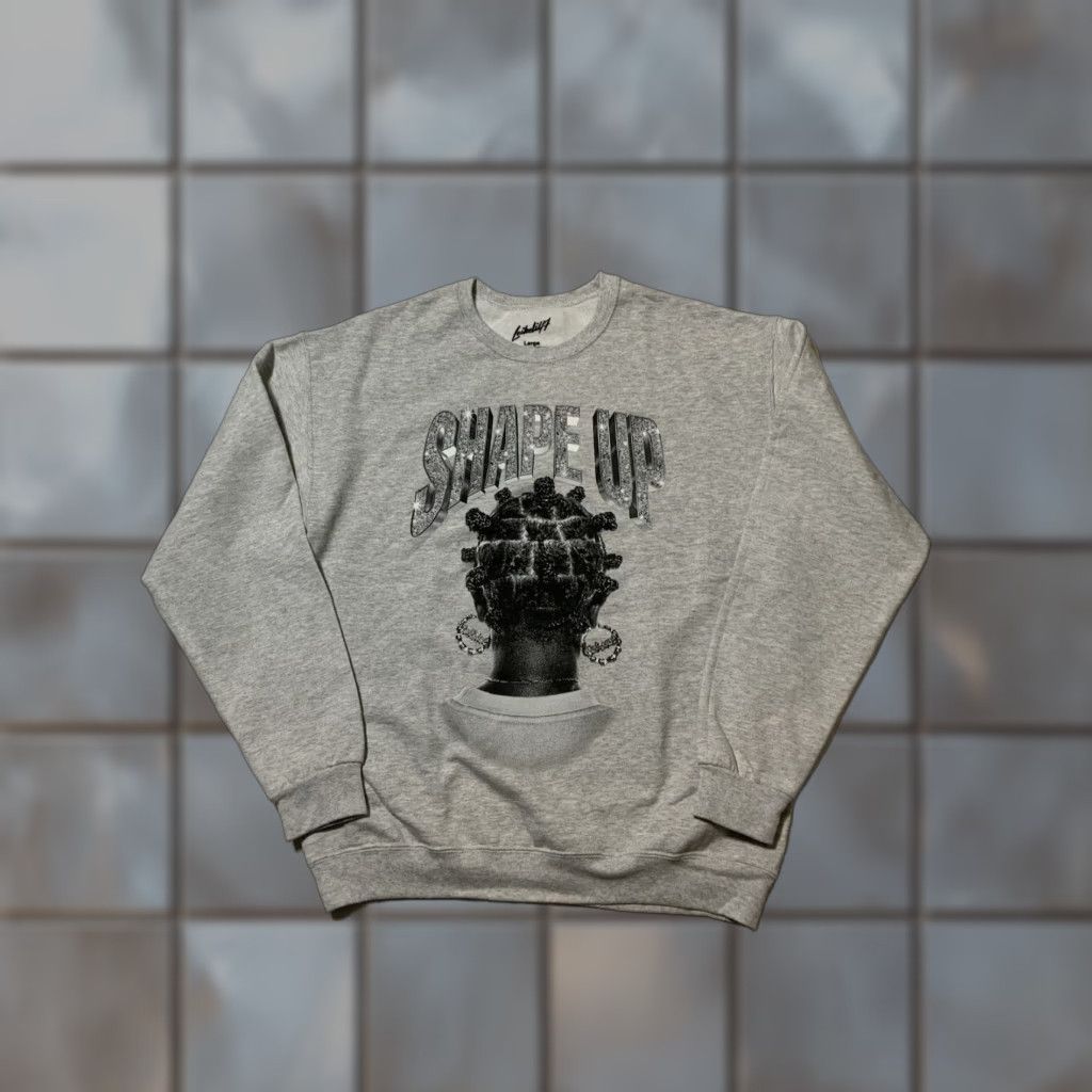 Vintage VINTAGE Leikeli47 Shape Up Concept Album Trilogy Hip Hop Official Merch Sweatshirt Sz. L Gray Pullover Mens L Size US L / EU 52-54 / 3 - 1 Thumbnail