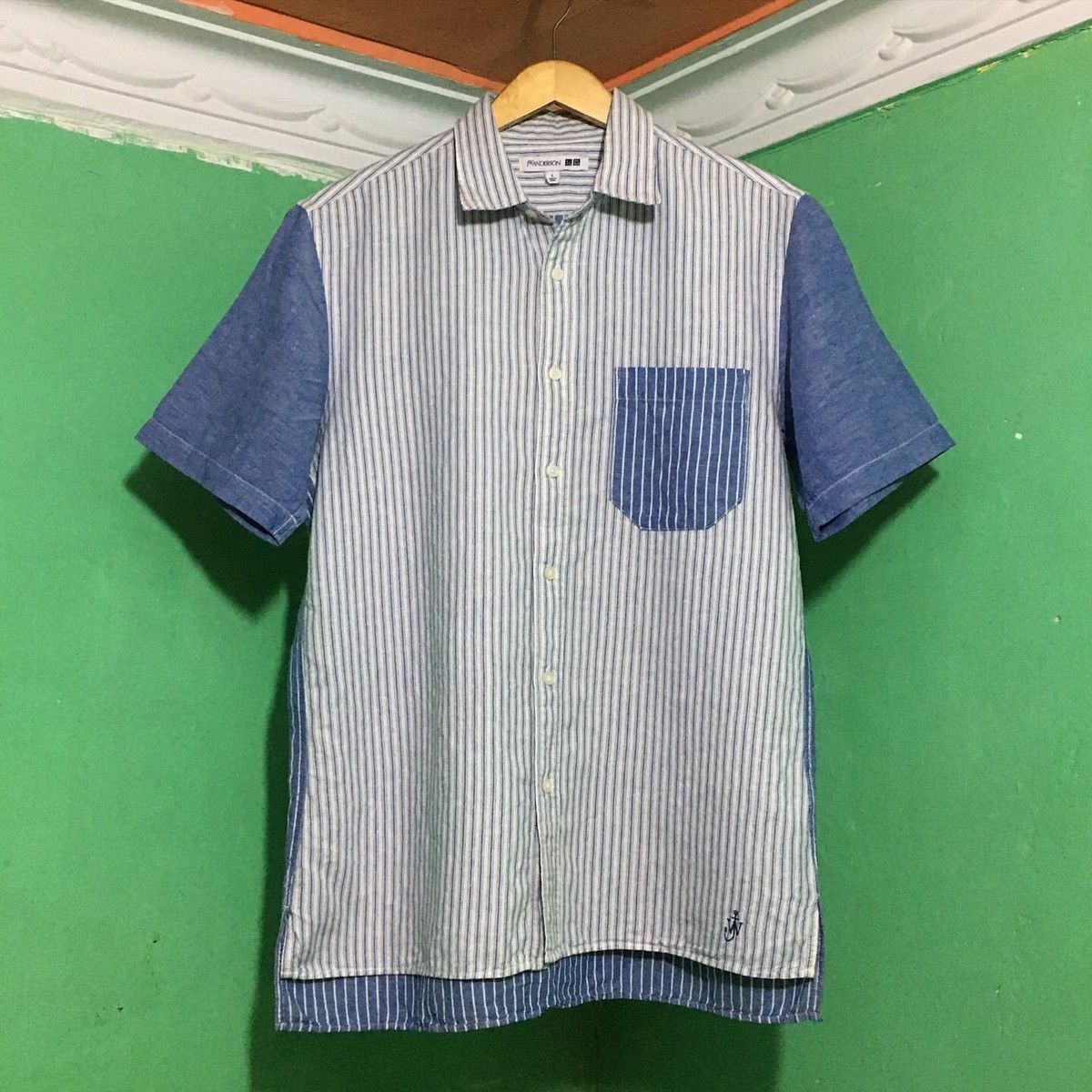 JW Anderson × Uniqlo 💥SOLD💥 Uniqlo Jw Anderson Hickory Shirt Size US L / EU 52-54 / 3 - 1 Thumbnail