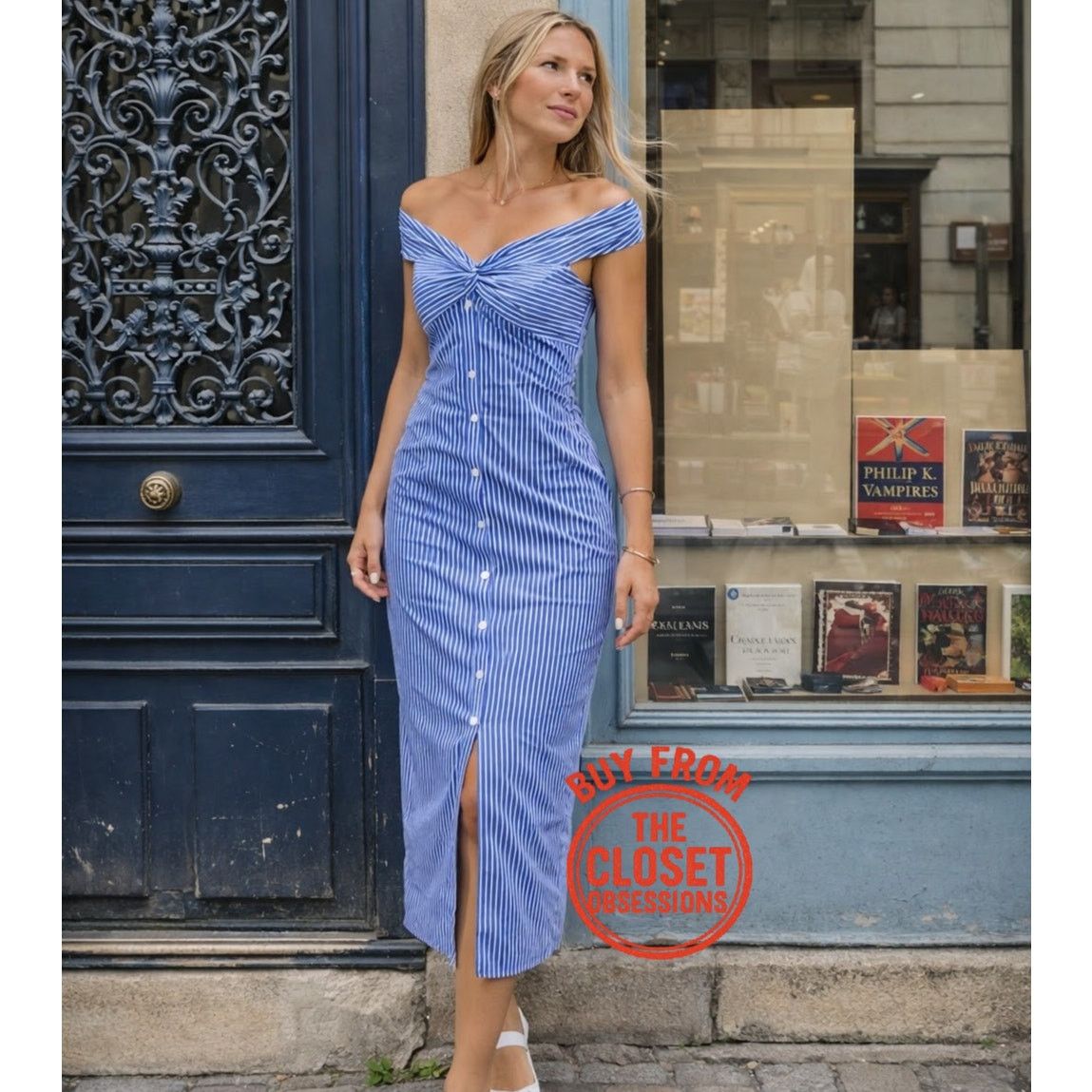 green dress beach Berlook Linen-Look Tie-Front Smocked Halter Maxi Dress, Light / L out details Johannes Verspronck: Girl in zapatos48hombre Size:Size 32