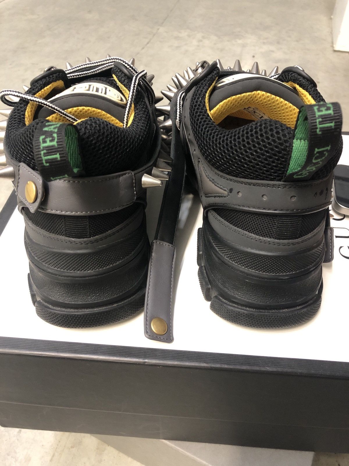 Gucci Designer Gucci Sega Flashtrek Spike Sneakers Size US 8.5 / EU 41-42 - 4 Thumbnail