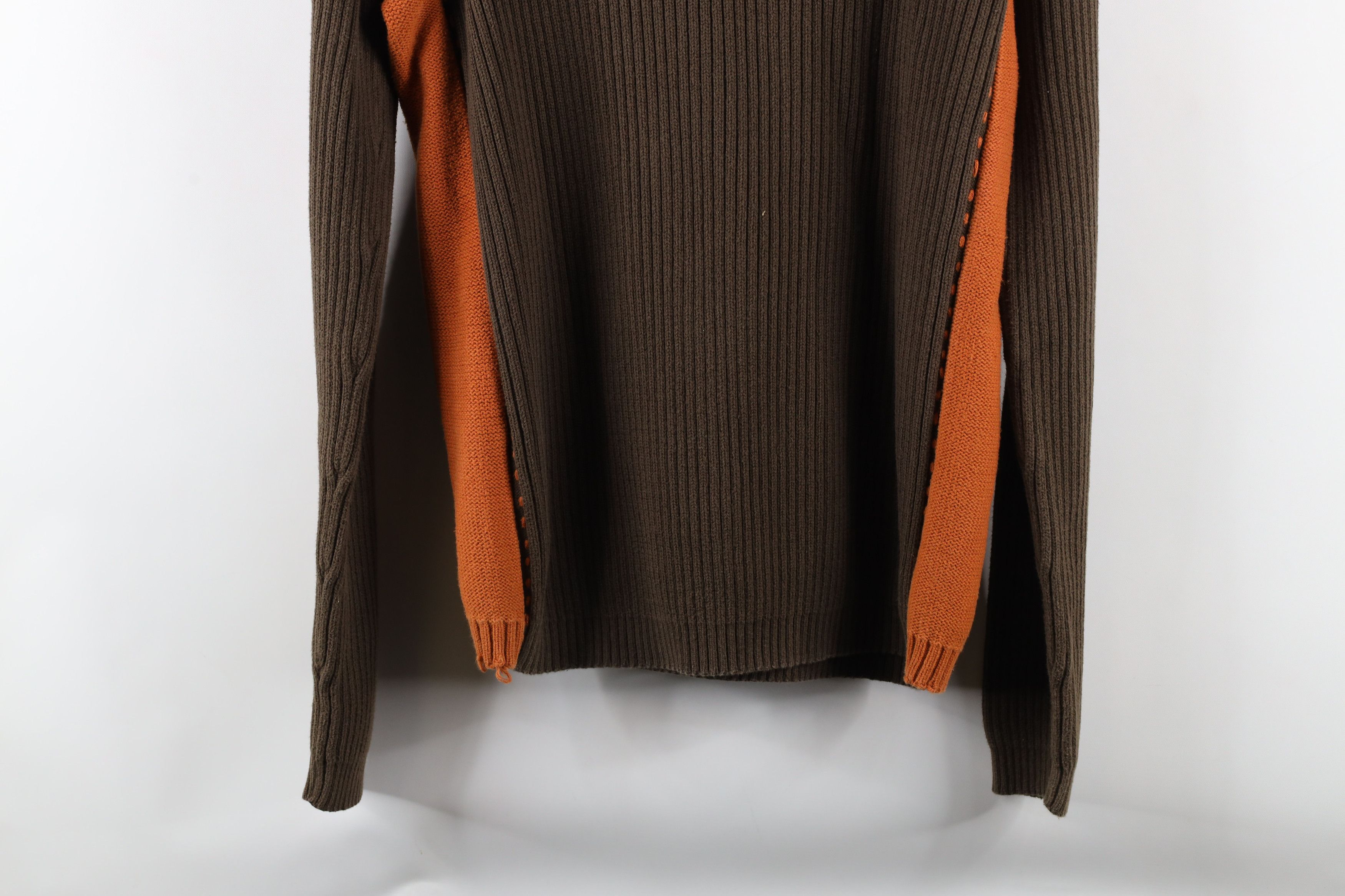 Guess × Vintage Vintage 90s Guess Ribbed Knit Half Zip Pullover Sweater Size US M / EU 48-50 / 2 - 13 Thumbnail