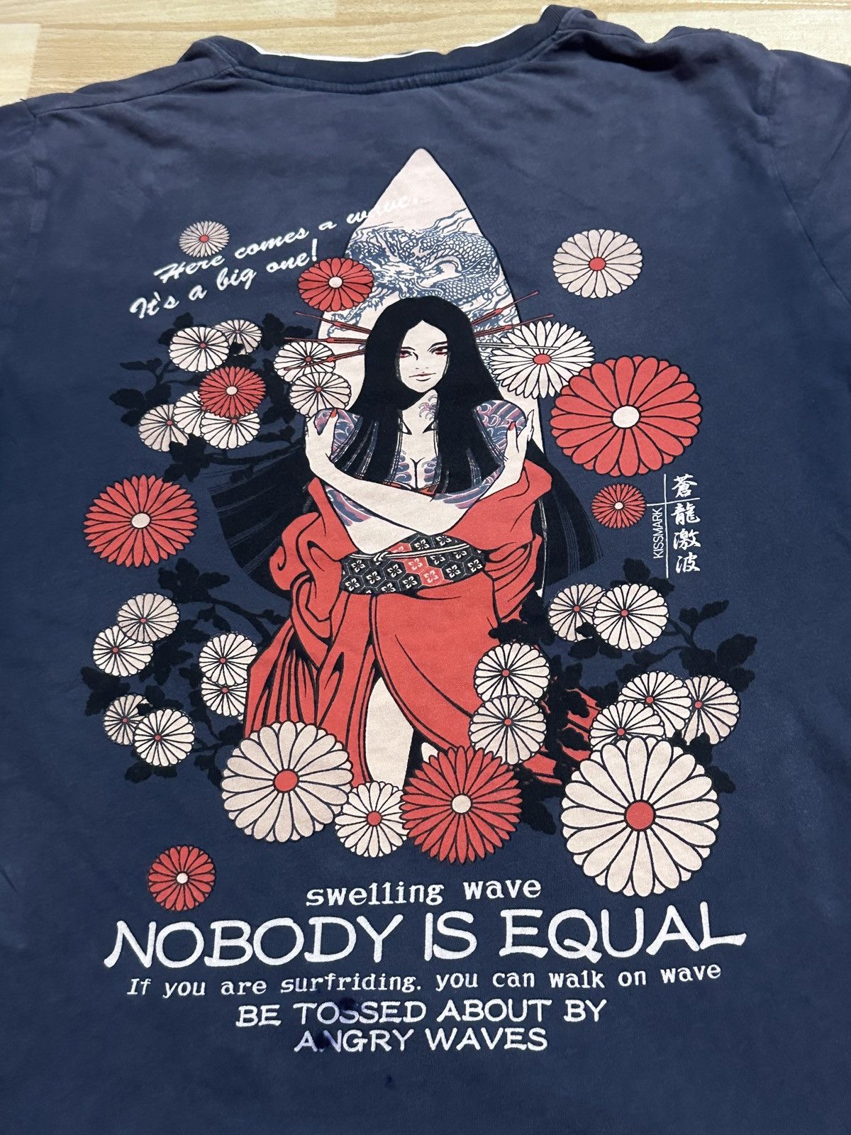 Japanese Brand × Streetwear Kiss Mark Nobody is Equal | Grailed