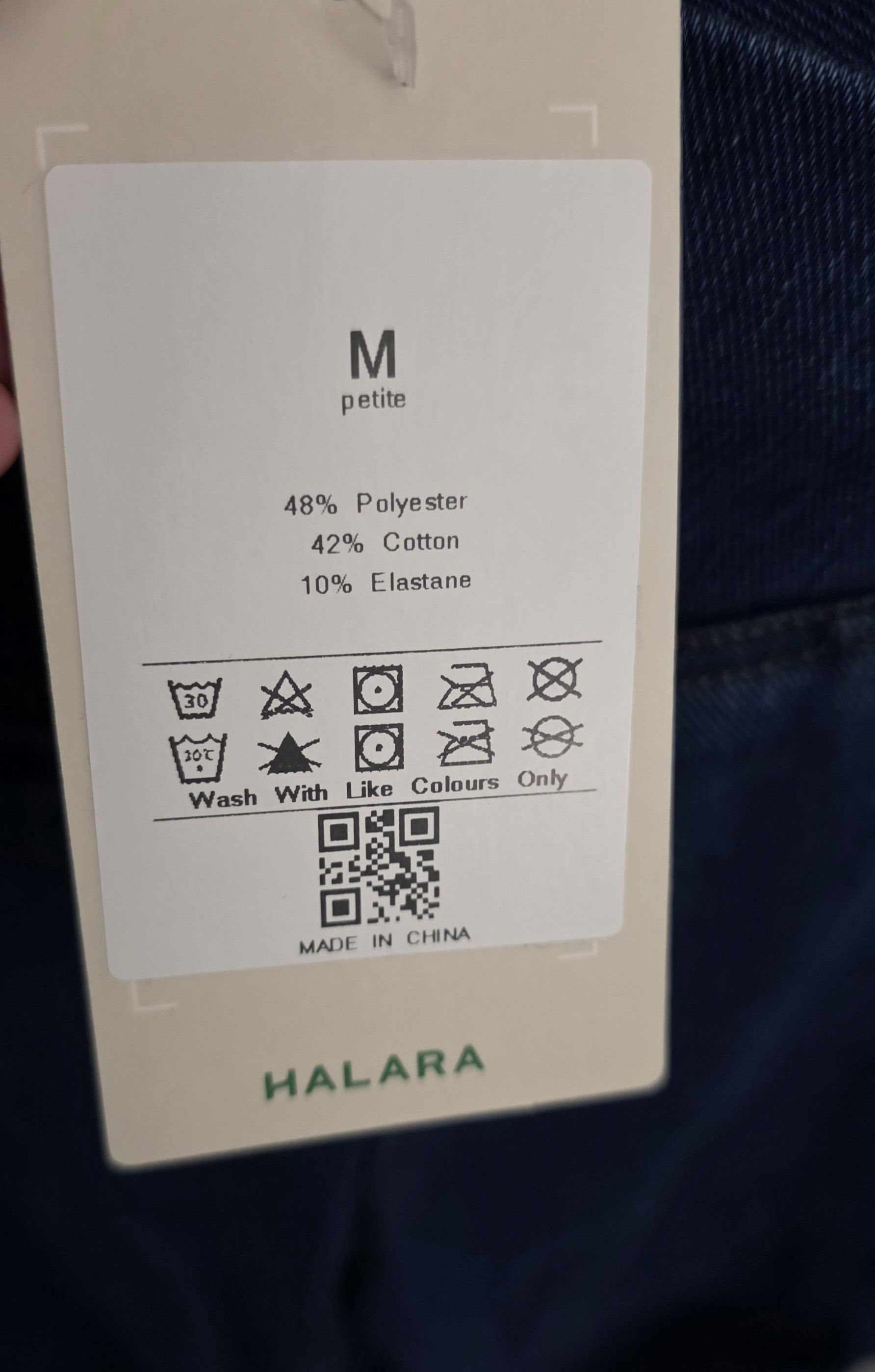 Other NWT Halara Halara Flex High Waisted Crossover Jeans Dark M Size 30" / US 8 / IT 44 - 4 Thumbnail