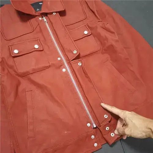 Other Retro punk leather jacket Size US L / EU 52-54 / 3 - 3 Thumbnail