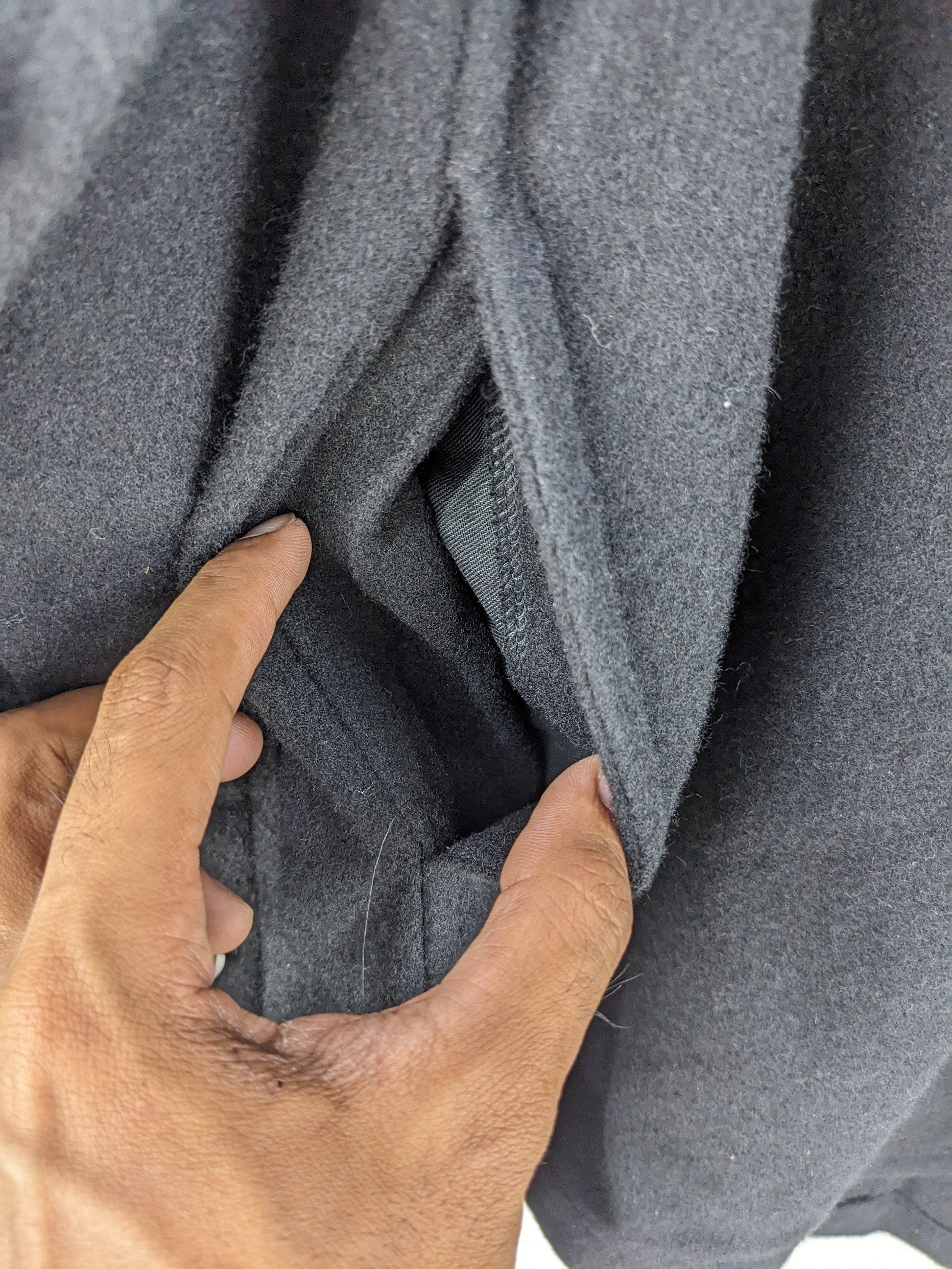 Japanese Brand × Y's × Yohji Yamamoto Vintage Yohji Yamamoto Noir Double Layer Wool Coat Size US M / EU 48-50 / 2 - 15 Thumbnail