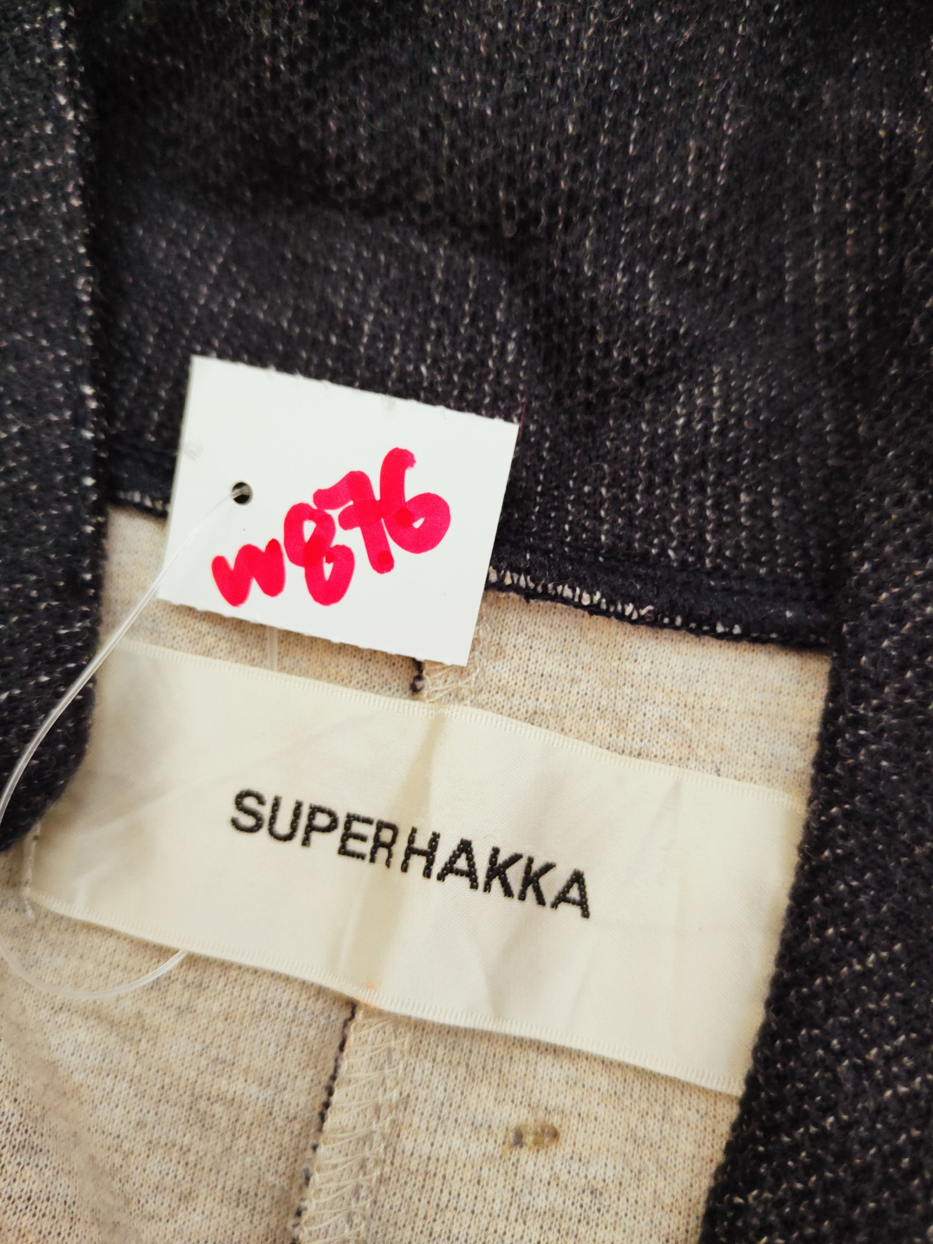 Homespun Knitwear Super Hakka Blue Black Knitwear cardigan blazer #W876 Size US M / EU 48-50 / 2 - 11 Thumbnail