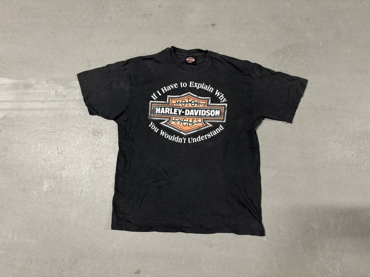 Harley Davidson × Vintage !! FINAL DROP !! SINGLE STITCHED HARLEY