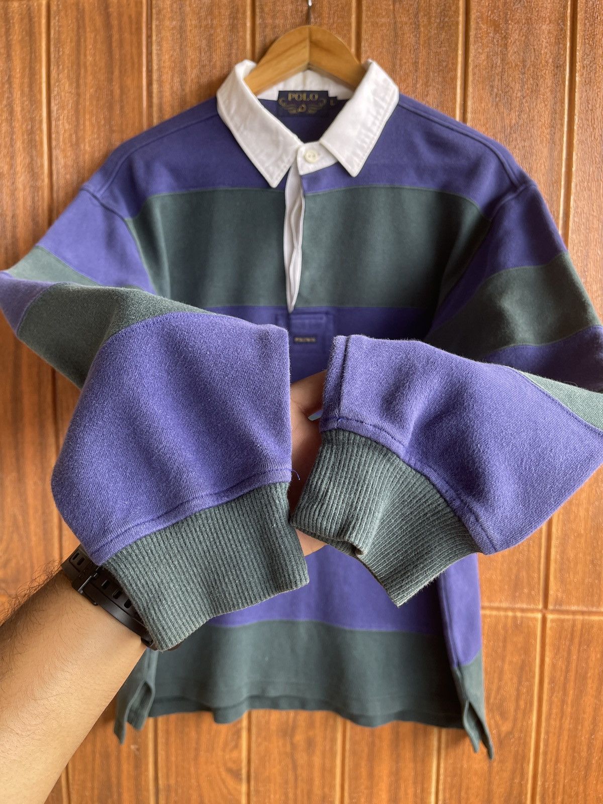 Polo Ralph Lauren Vintage’90s🔥POLO🔥Polo Sport Rugby Center Logo Longsleeve Size US L / EU 52-54 / 3 - 2 Thumbnail