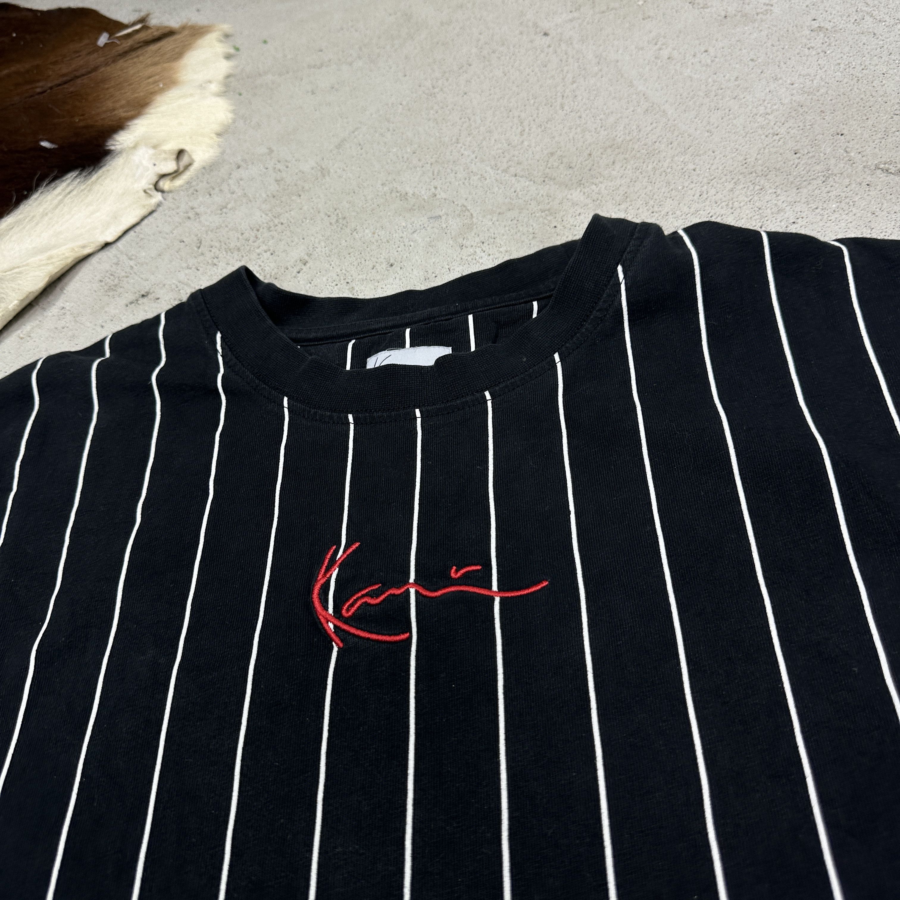 Karl Kani Vintage Streetwear Striped Oversize Karl Kani T-shirt 00s Size US XL / EU 56 / 4 - 2 Thumbnail
