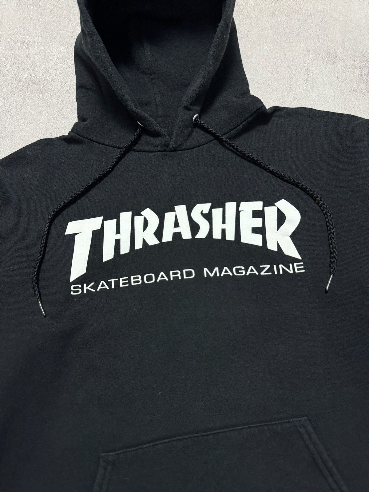 Thrasher Vintage Thrasher Hoodie Baggy Black Y2K 90s Size US S / EU 44-46 / 1 - 4 Thumbnail