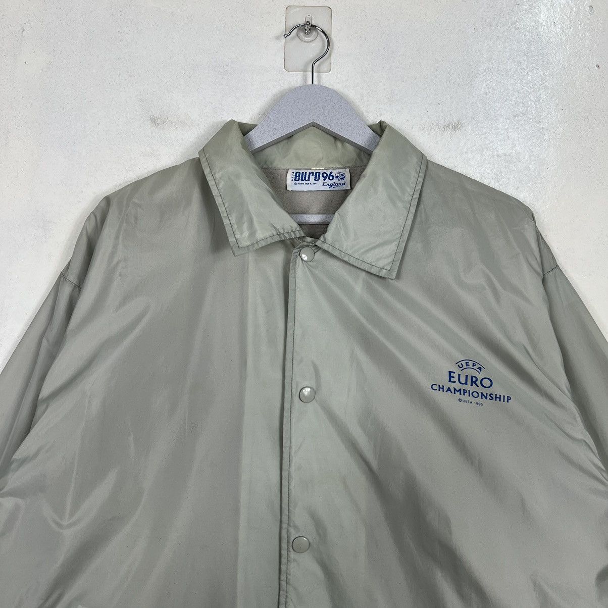 Vintage 🔥 VINTAGE 1996 UEFA EURO ENGLAND COACH JACKET Size US M / EU 48-50 / 2 - 4 Thumbnail