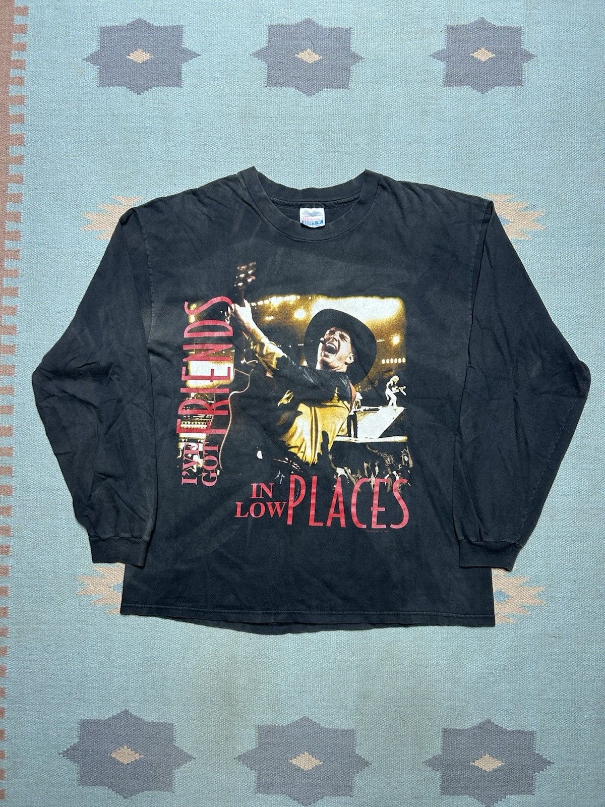 Vtg 90s shirt Garth brooks friends in low places country XL