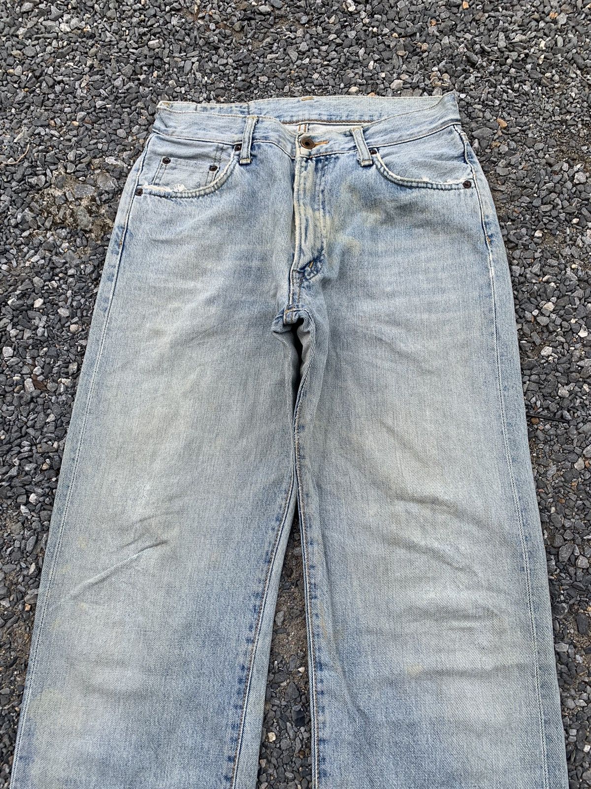 Edwin VINTAGE EDWIN 505XX SELVEDGE FADED JAPANESE DISTRESSED DENIM Size US 29 - 5 Thumbnail