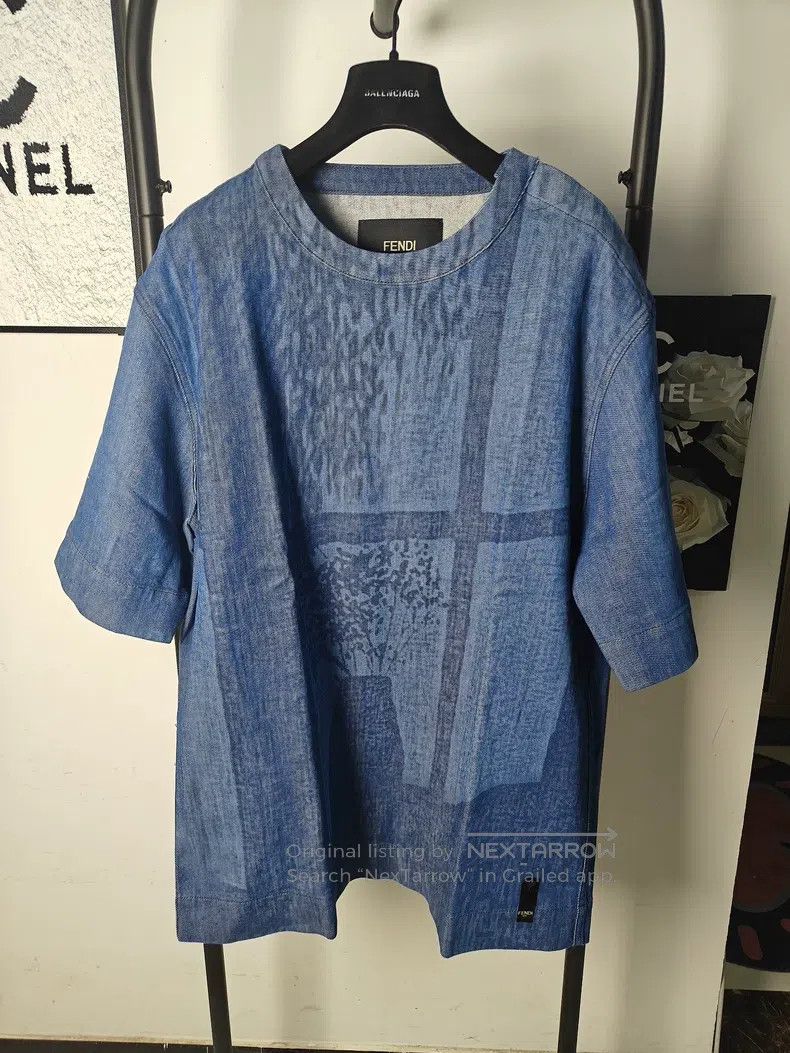 Fendi Fendi Denim short-sleeve Size US XL / EU 56 / 4 - 1 Thumbnail