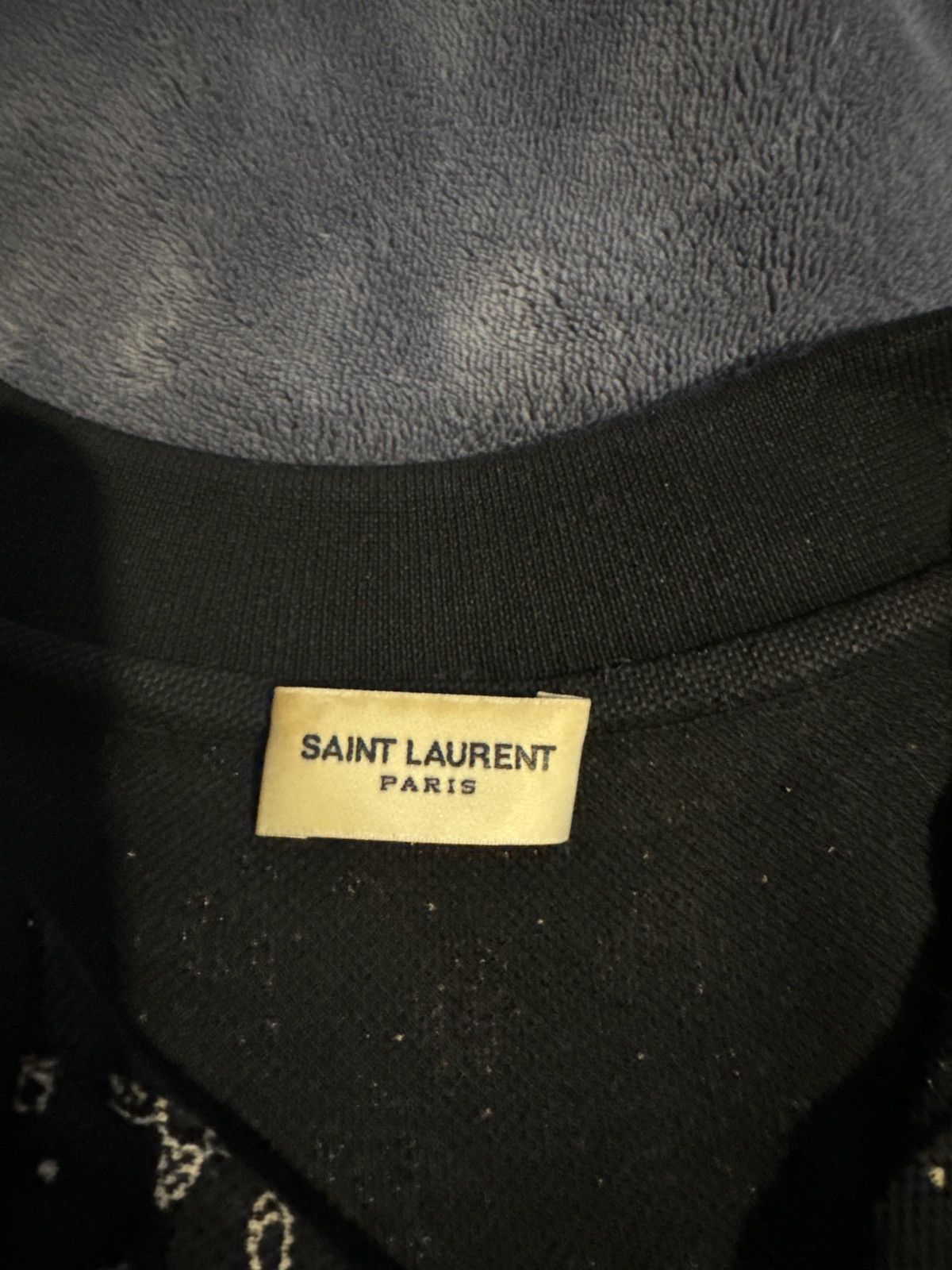 Saint Laurent Paris Saint Laurent Robot-print polo shirt Size US S / EU 44-46 / 1 - 3 Thumbnail