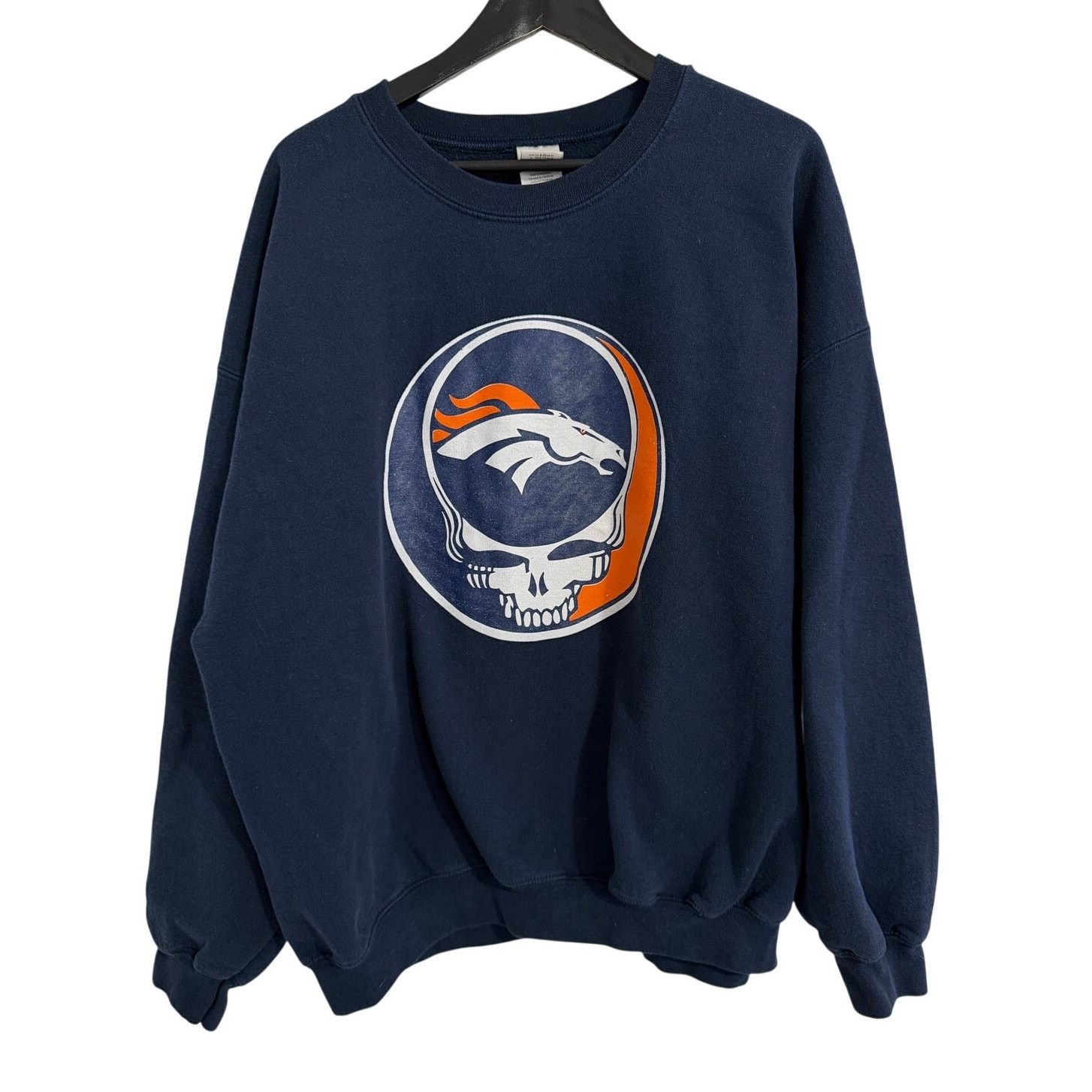 Gildan Denver Broncos Grateful Dead Crewneck Sweatshirt Size XXL Size US XXL / EU 58 / 5 - 1 Thumbnail
