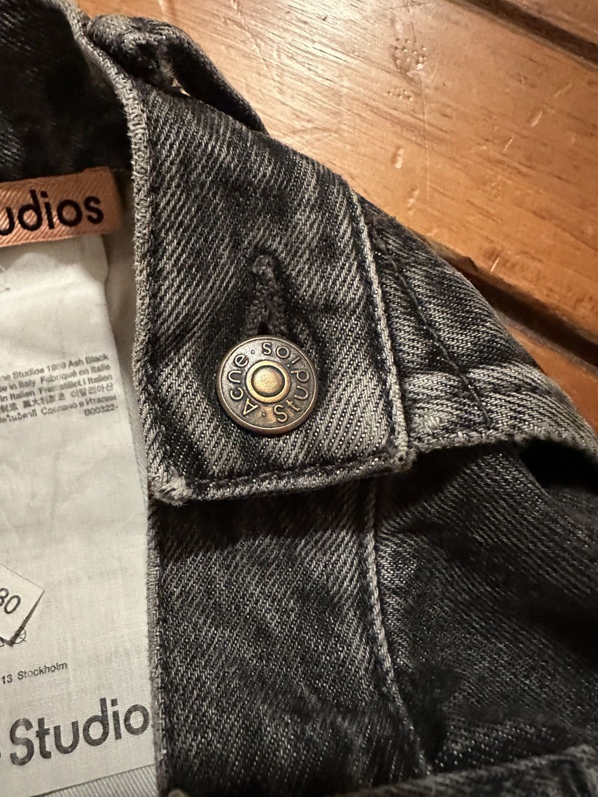 Acne Studios Acne Studios 1989 Black Jeans Size US 30 / EU 46 - 5 Thumbnail