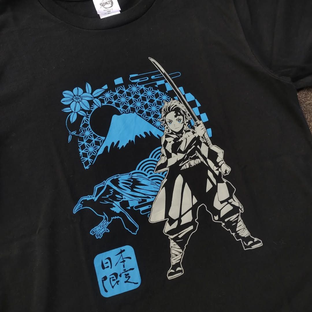 Anime Kimetsu no Yaiba Tanjiro Kamado Limited Tshirt Size US L / EU 52-54 / 3 - 1 Thumbnail