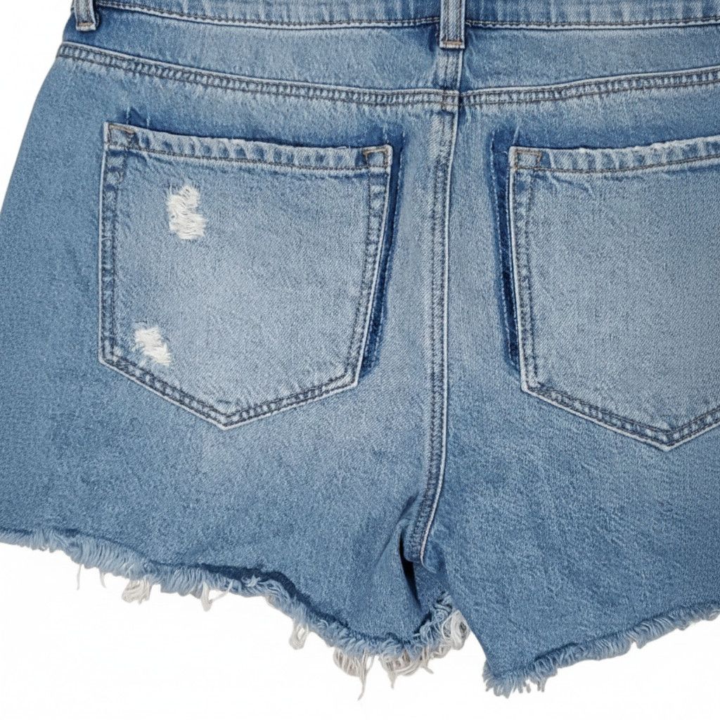 Mavi Mavi Size 29/9 Jean Shorts Denim Cut Off Tie Fly Cotton Blue Size 30" / US 8 / IT 44 - 7 Thumbnail