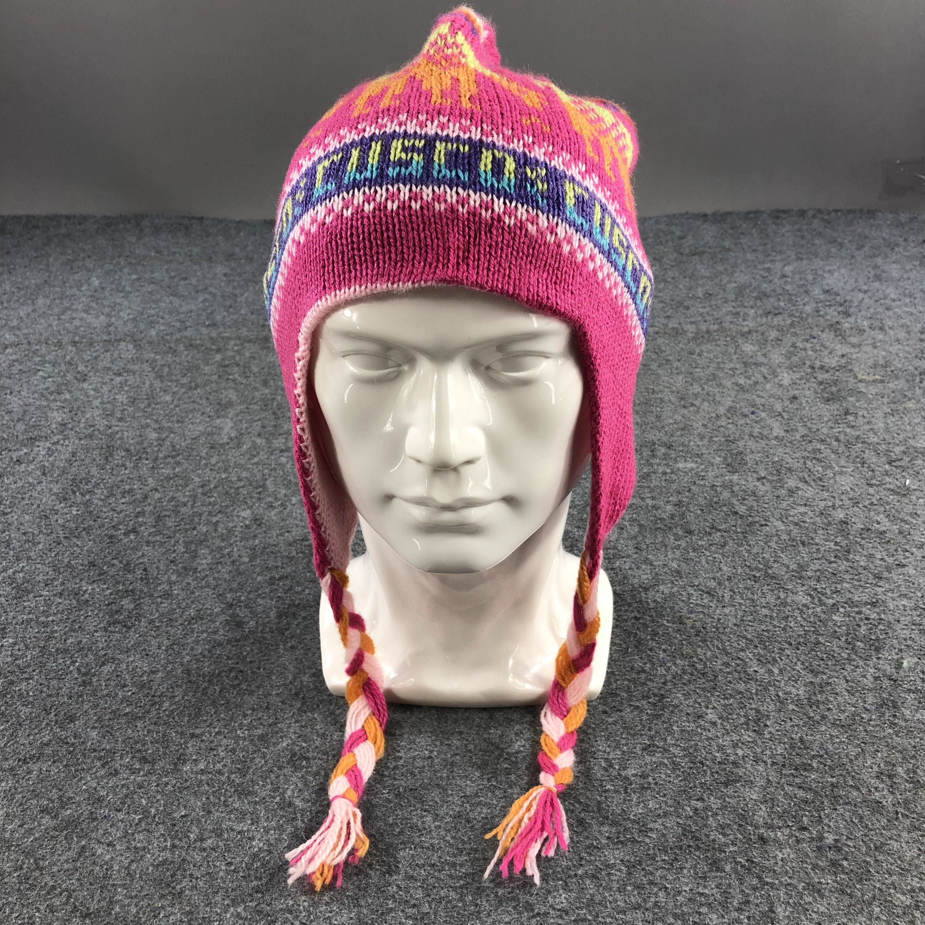 Vintage Reversible Pinkish Earflap Beanie Snowcap Snow Hat B129 Size ONE SIZE - 1 Thumbnail