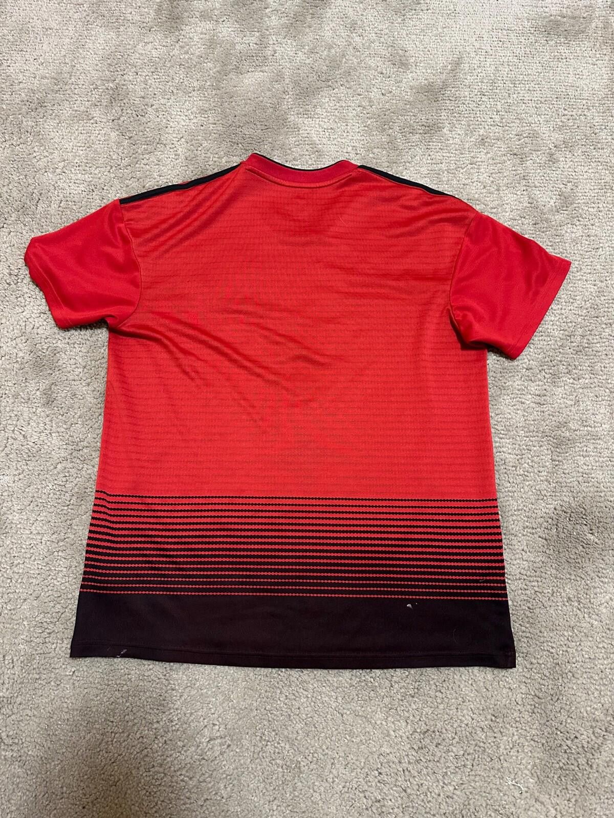 Adidas MANCHESTER UNITED 2018-19 HOME FOOTBALL SOCCER JERSEY SHIRT Size US L / EU 52-54 / 3 - 8 Thumbnail