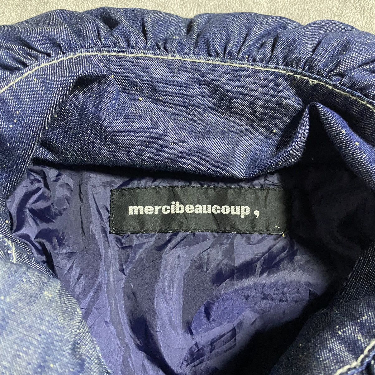 Issey Miyake Issey Miyake Vintage Mercibeacoup Denim Down Puffer Size US M / EU 48-50 / 2 - 3 Thumbnail
