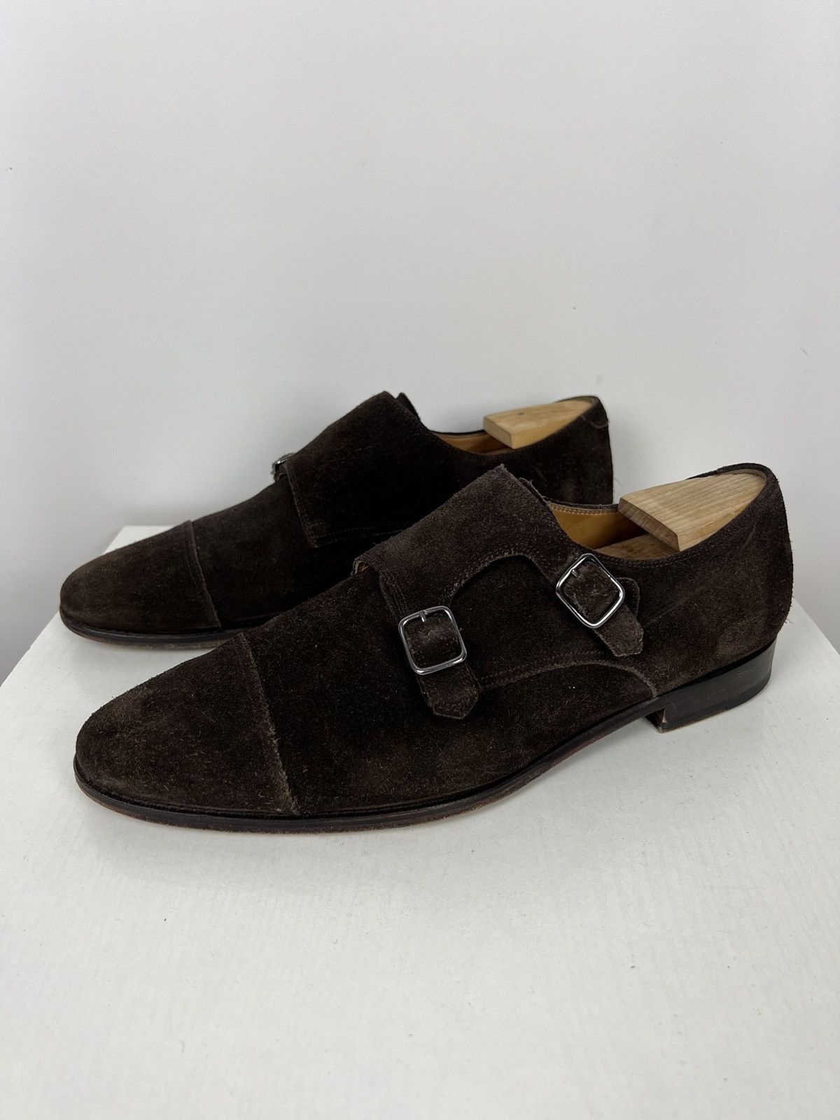 Suitsupply Suitsupply Dark Brown Double Monk Shoes Men