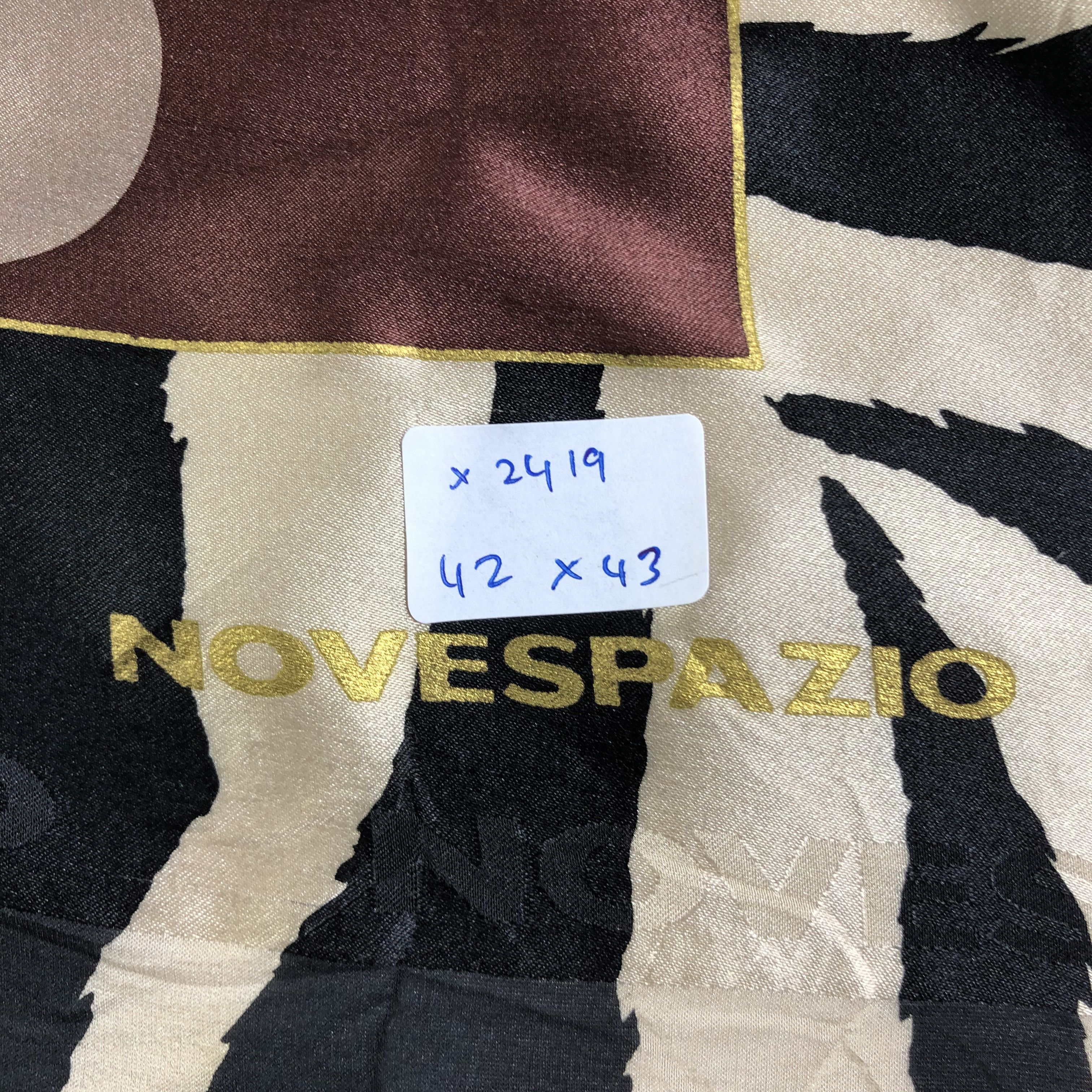 Vintage Vintage Novespazio Silk Scarf Size ONE SIZE - 6 Thumbnail