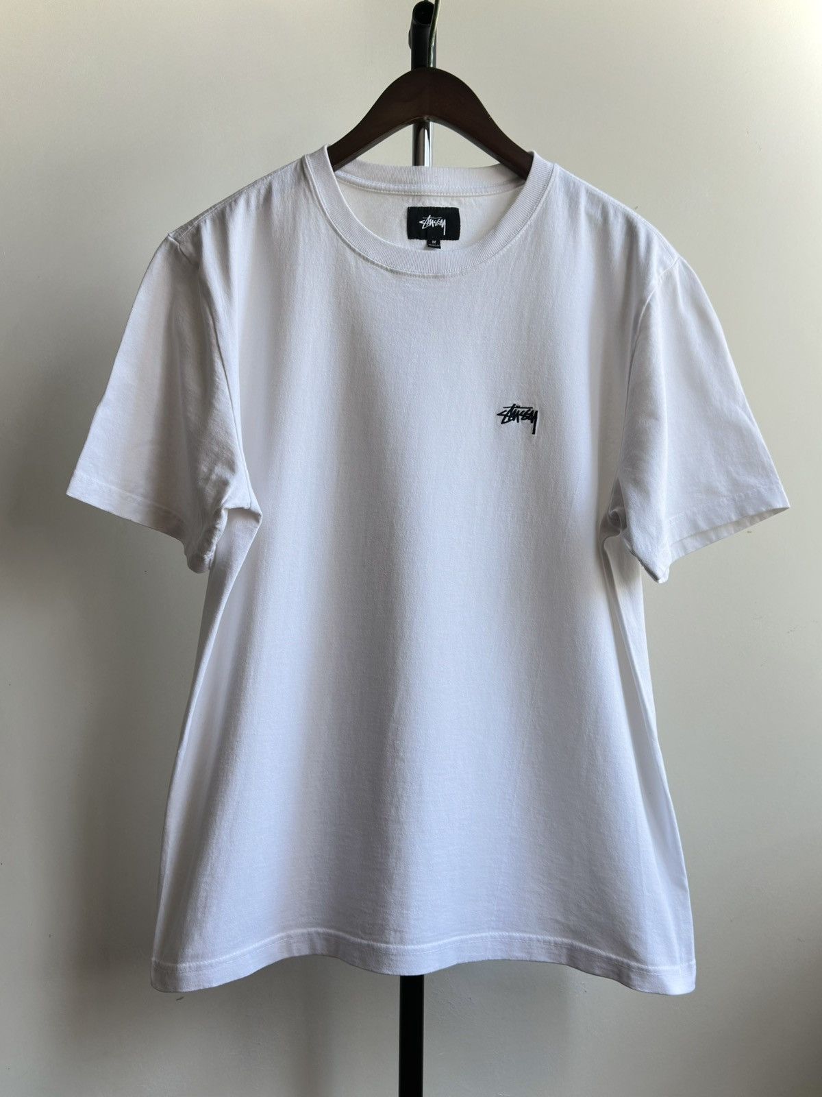 Stussy × Vintage VINTAGE Y2K STUSSY MINI LOGO TEE Size US M / EU 48-50 / 2 - 1 Thumbnail