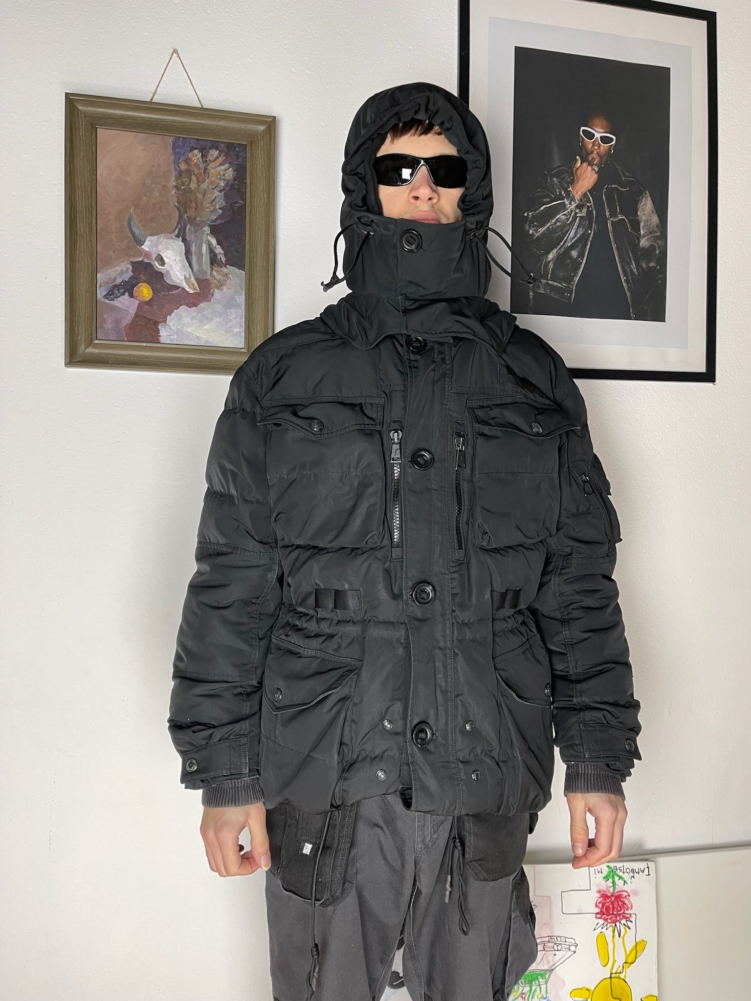 Polo Ralph Lauren Vintage Polo Ralph Lauren Puffer Down Hood utility Jacket RL Size US XL / EU 56 / 4 - 12 Thumbnail