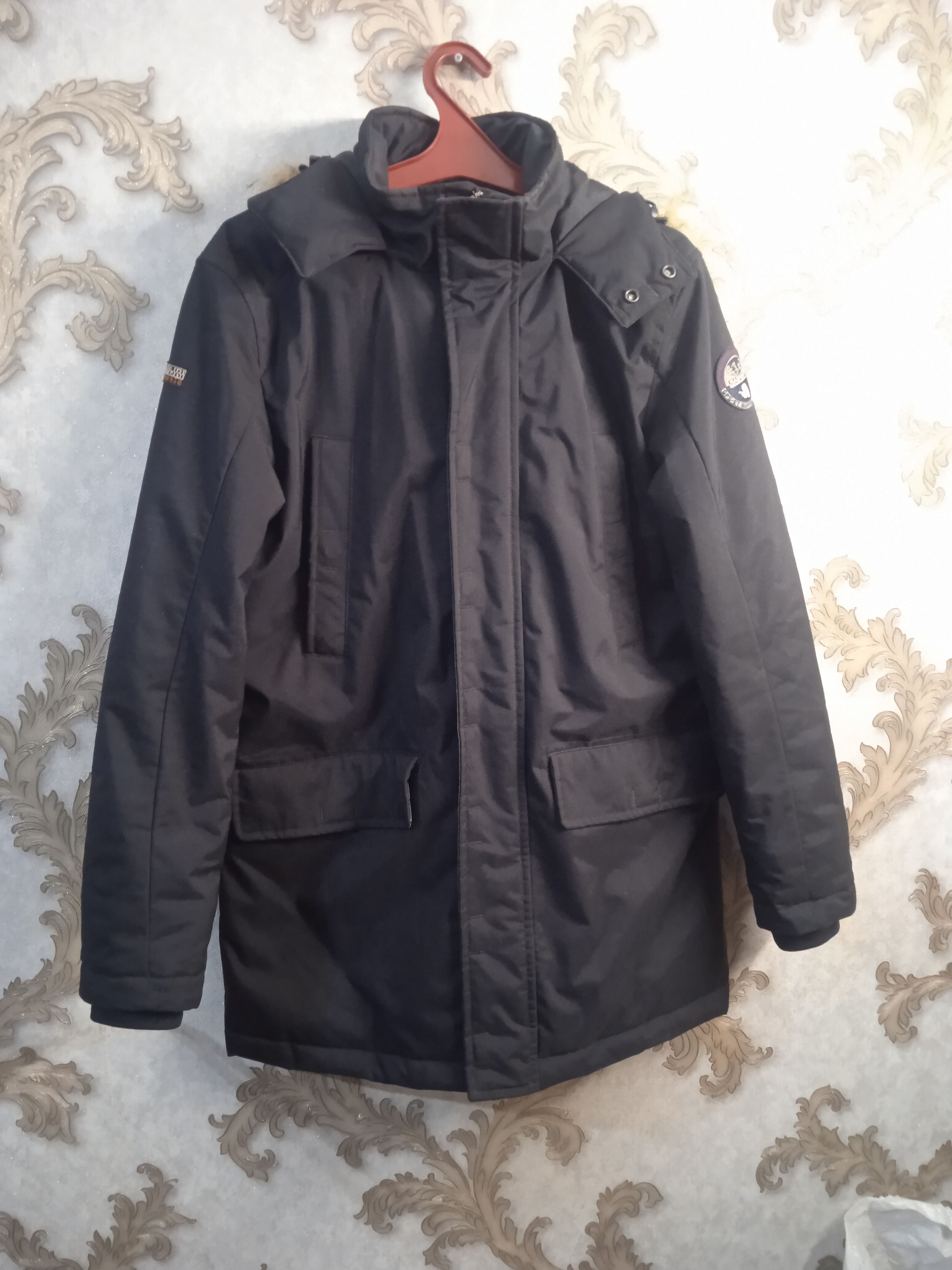 image of Napapijri Winterjacket Parka in /Black, Men's (Size Large)