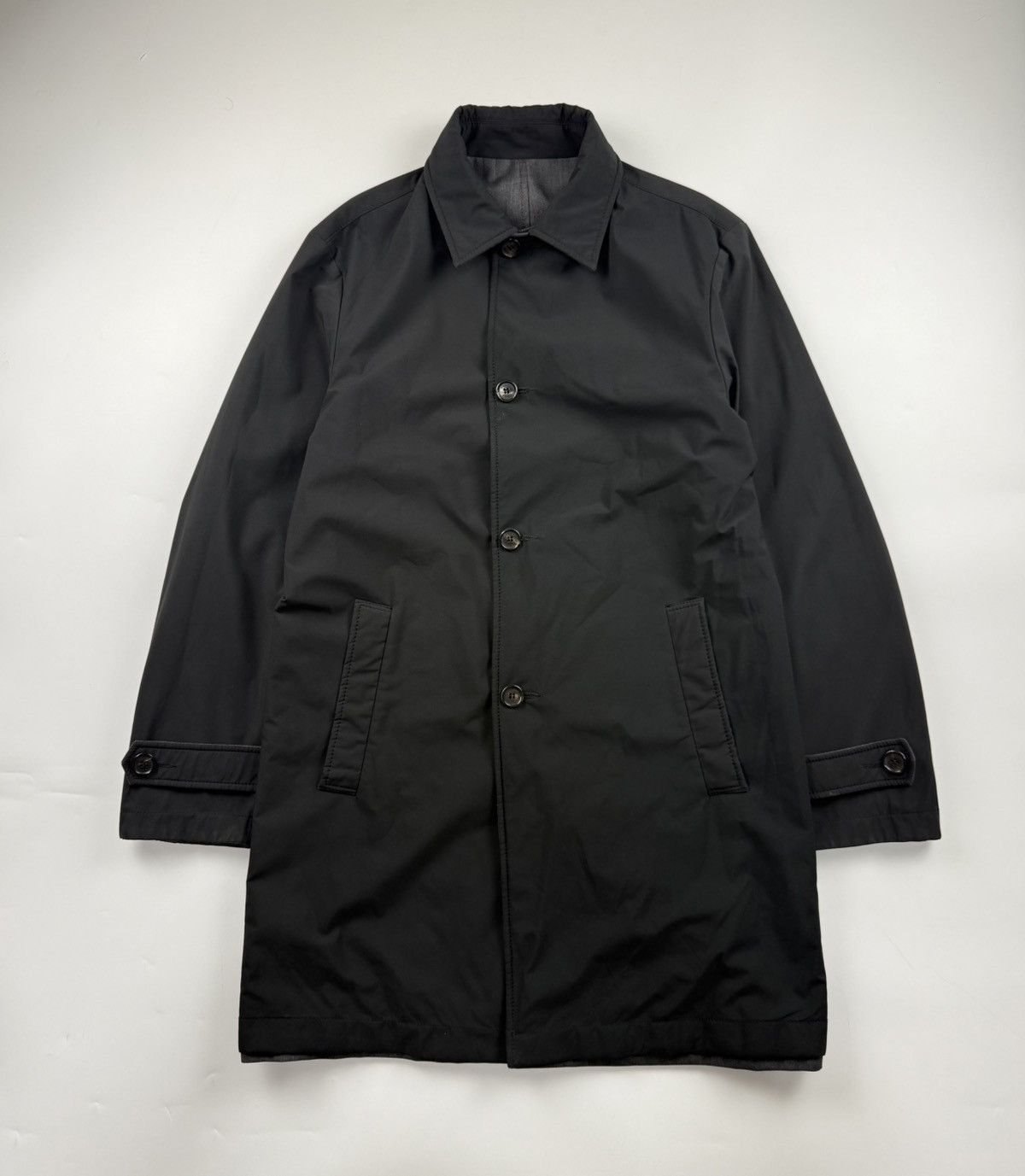 Prada Prada Black Tab Padded Reversible Coat Size US M / EU 48-50 / 2 - 1 Thumbnail