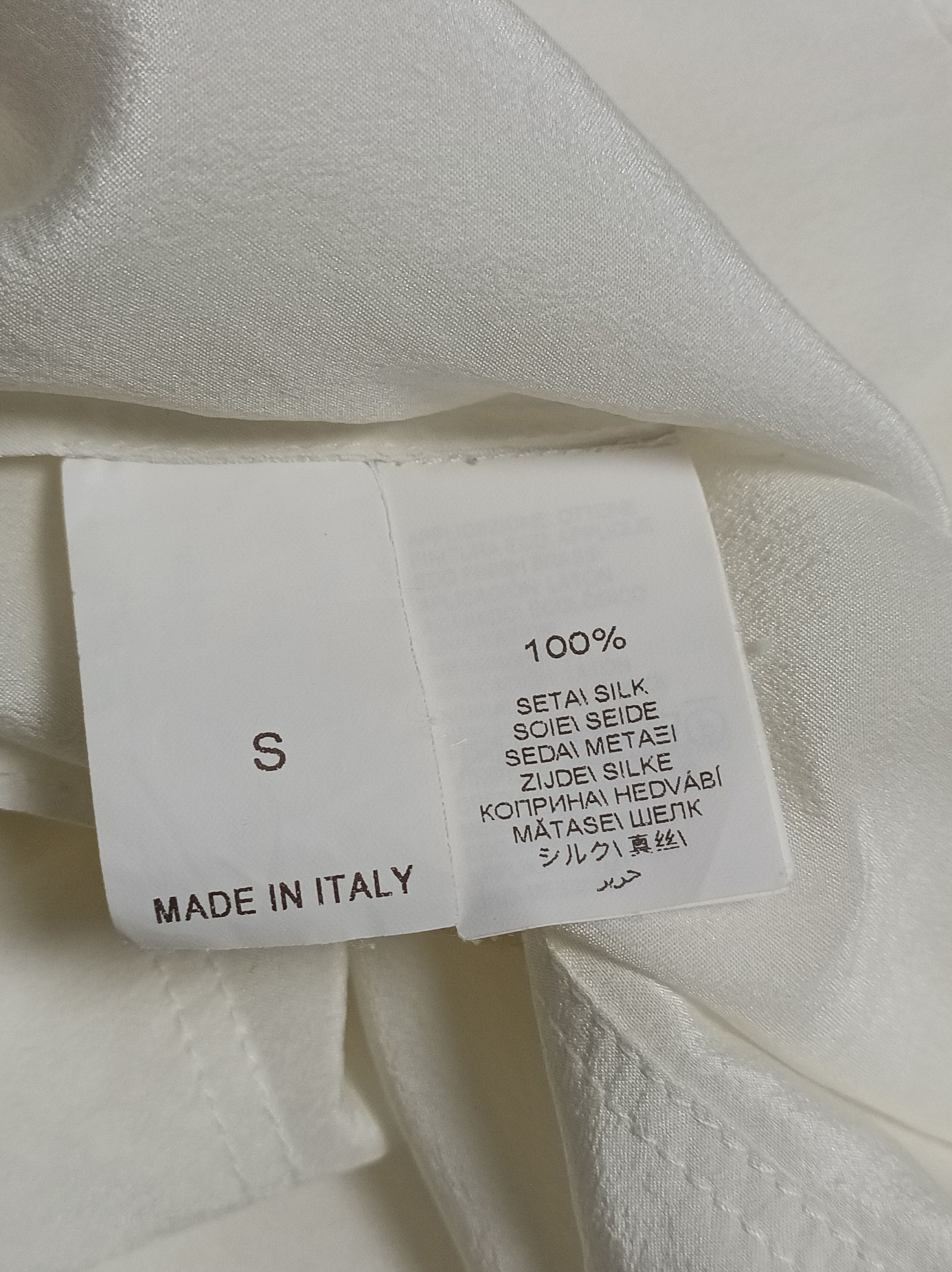 Brunello Cucinelli Brunello Cucinelli Silk White Shirt Blouse Size S Size S / US 4 / IT 40 - 12 Thumbnail