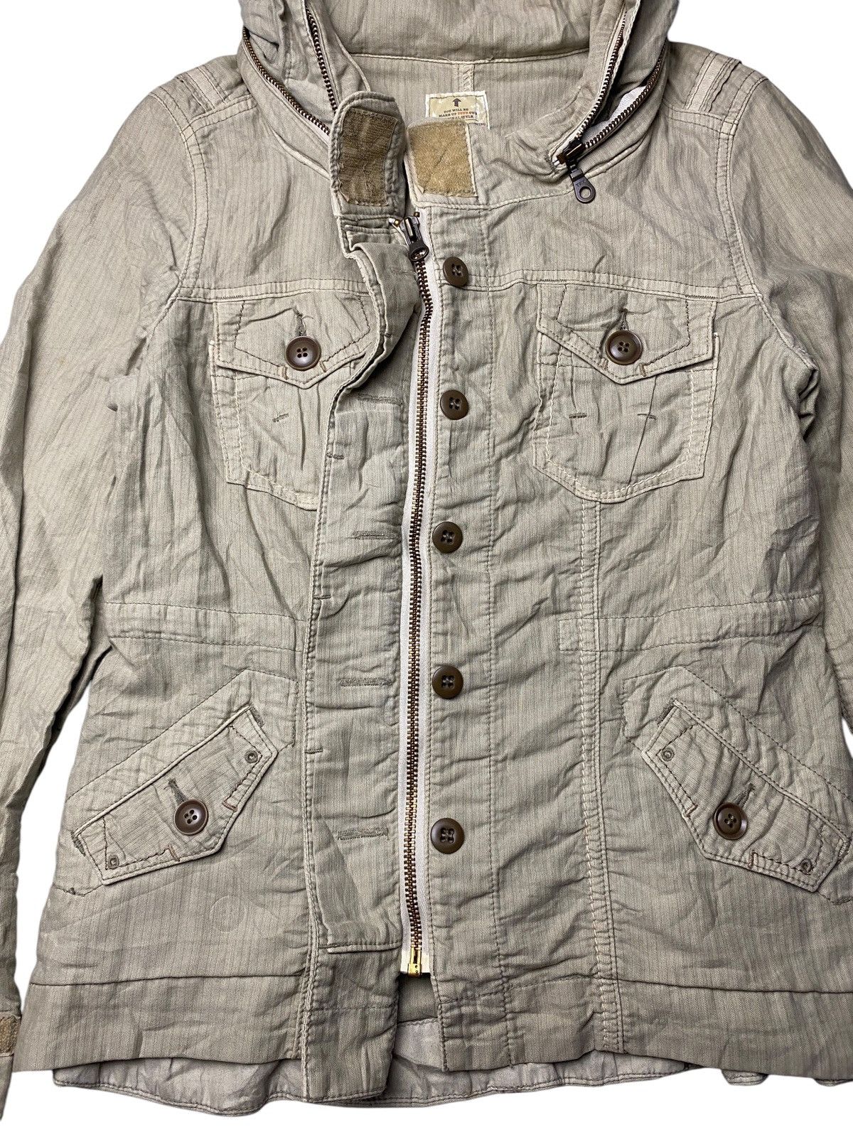 If Six Was Nine 2000's Sweet Camel like GOA Cyber Bono Jacket Size US S / EU 44-46 / 1 - 11 Thumbnail