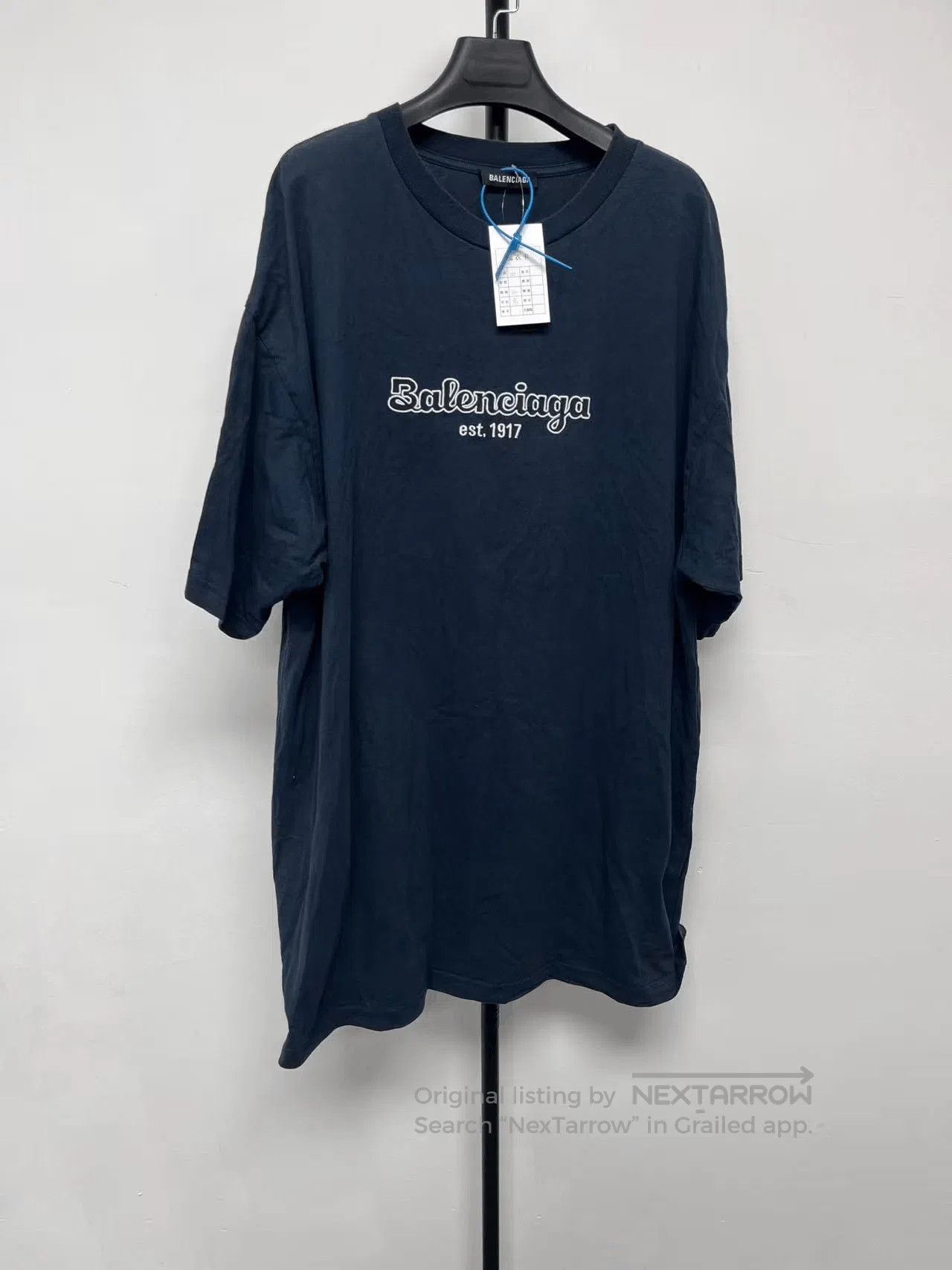 Balenciaga Balenciaga Solid Logo Print Casual T-Shirt. Size US M / EU 48-50 / 2 - 1 Thumbnail