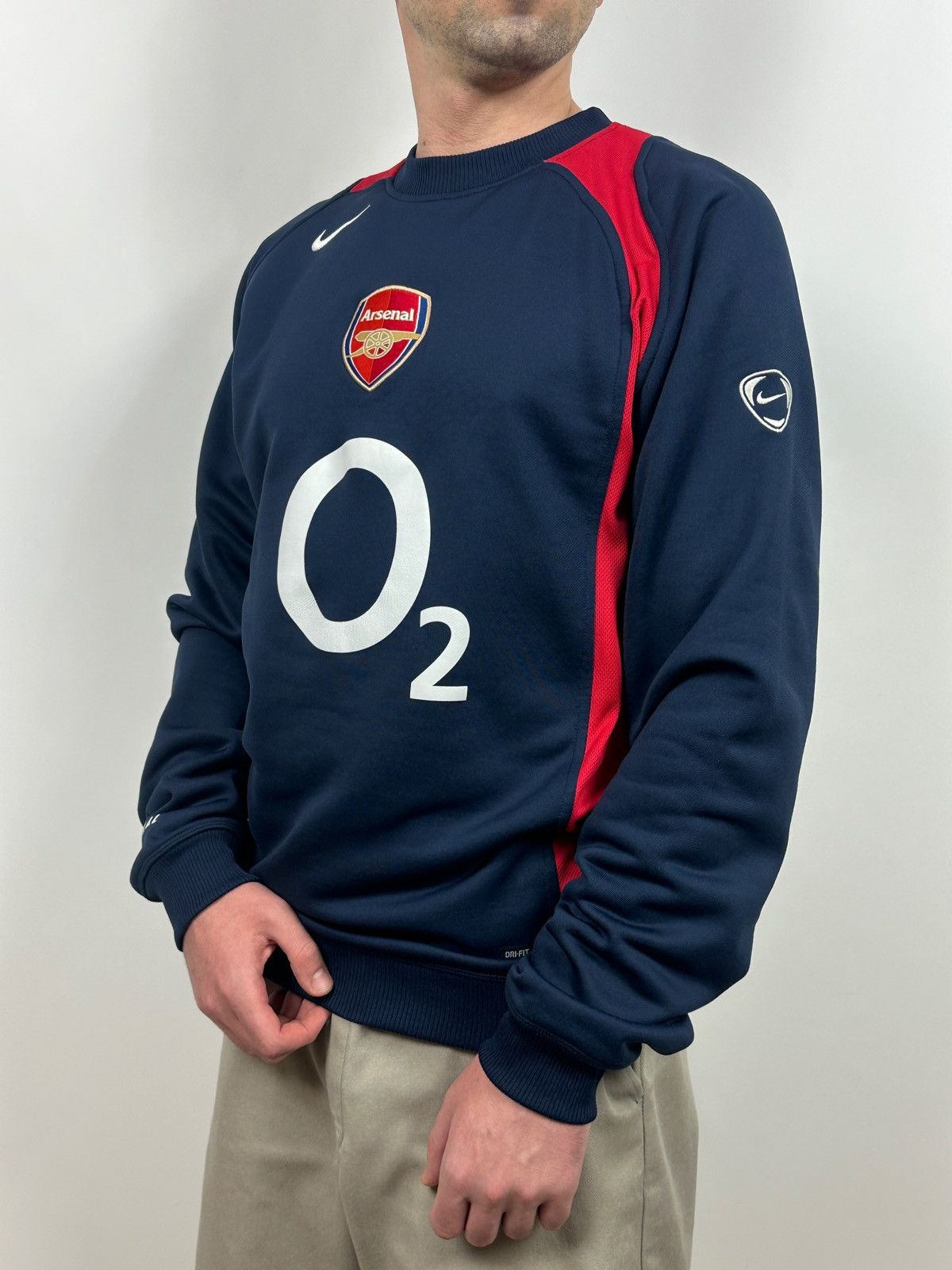 Nike × Vintage Nike Arsenal Vintage o2 Total 90 Sweatshirt