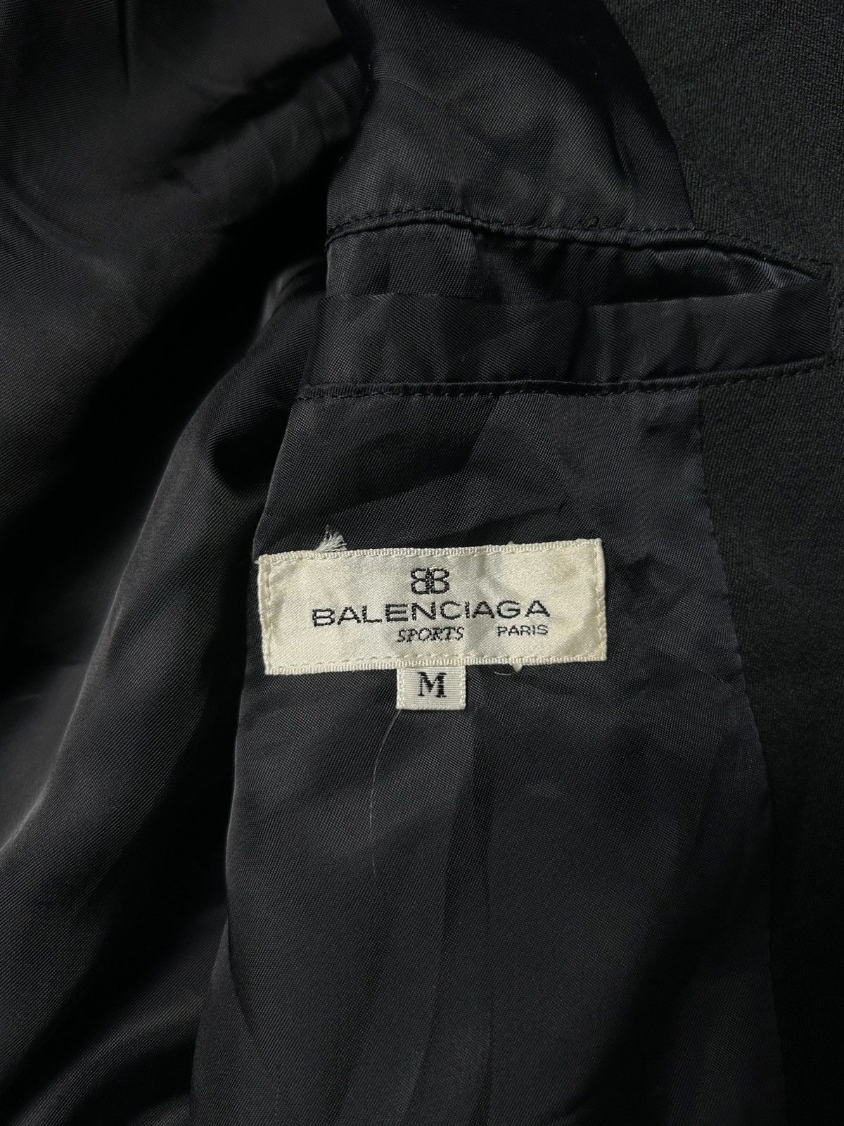 Balenciaga × Designer BALENCIAGA SPORT PARIS BLACK BOMBER JACKET Size US M / EU 48-50 / 2 - 6 Thumbnail