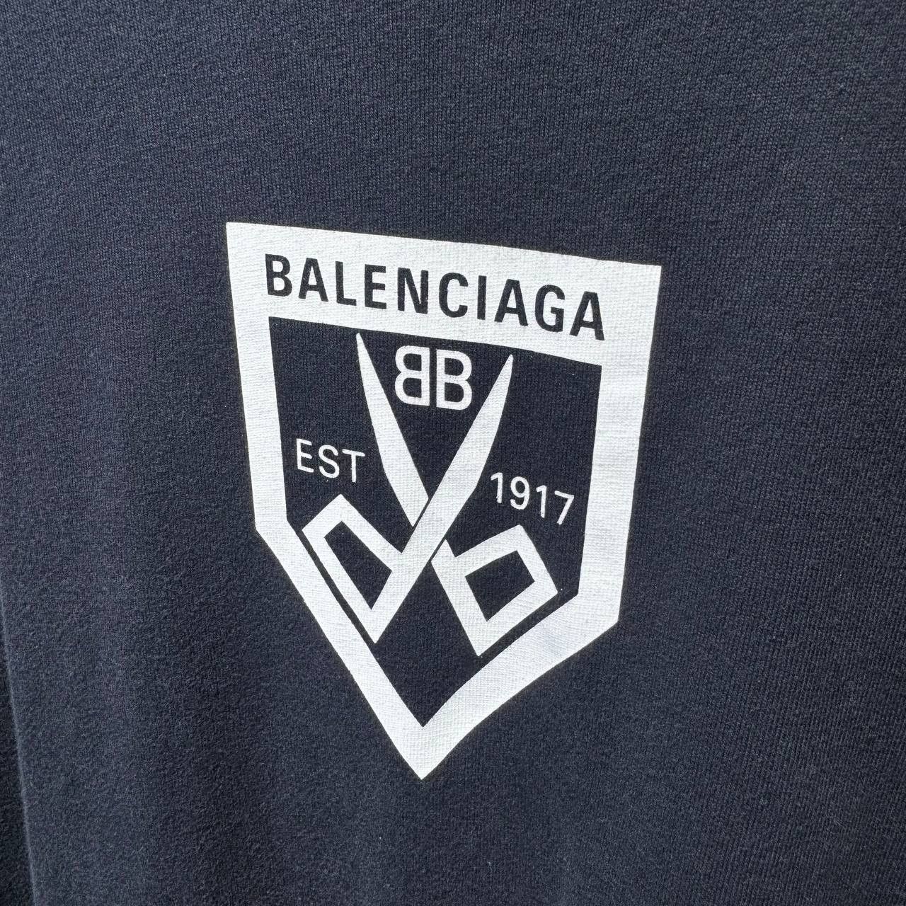 Balenciaga Balenciaga Scissors Tee Size US XL / EU 56 / 4 - 3 Thumbnail