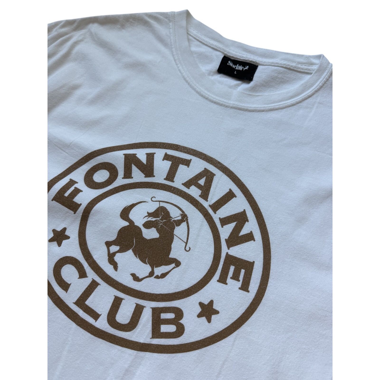 Sinclair Global Sinclair Global White Fontaine Club T-Shirt Size US L / EU 52-54 / 3 - 2 Thumbnail