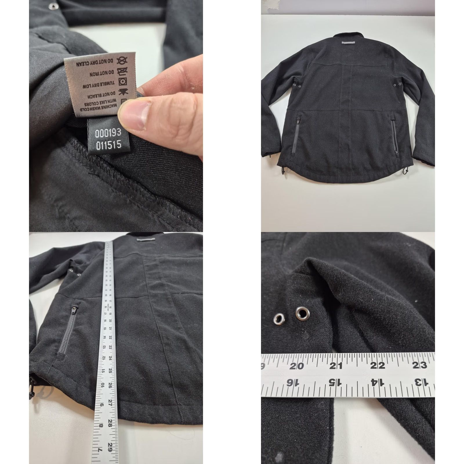 Vintage Chrome Industries Men's S Jacket Black Ike Windshirt Full Zip Shacket Utility Size US S / EU 44-46 / 1 - 8 Thumbnail