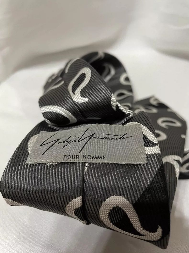 Yohji Yamamoto yohji Yamamoto Silk tie with cashew pattern tie Size ONE SIZE - 4 Thumbnail
