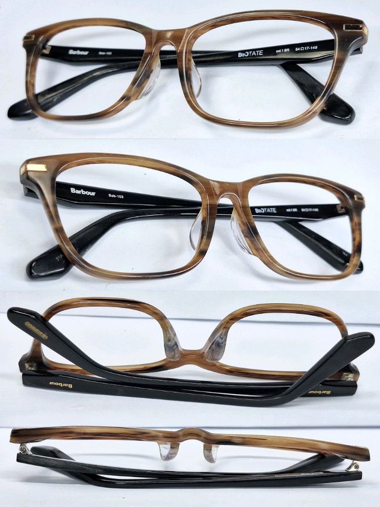 Barbour Barbour Bab-103 BIOTATE Eco-Acetate Wellington Glasses Frame Size ONE SIZE - 8 Thumbnail