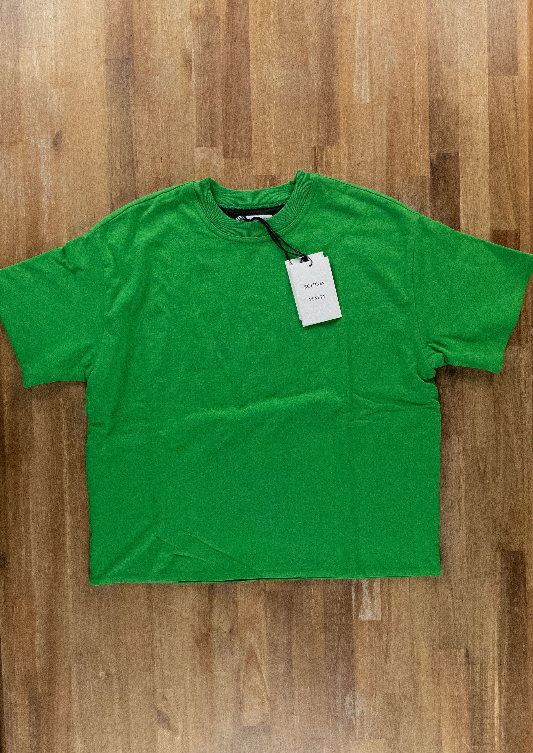 Bottega Veneta BOTTEGA VENETA parakeet green double layer t-shirt Medium q Size M / US 6-8 / IT 42-44 - 4 Thumbnail
