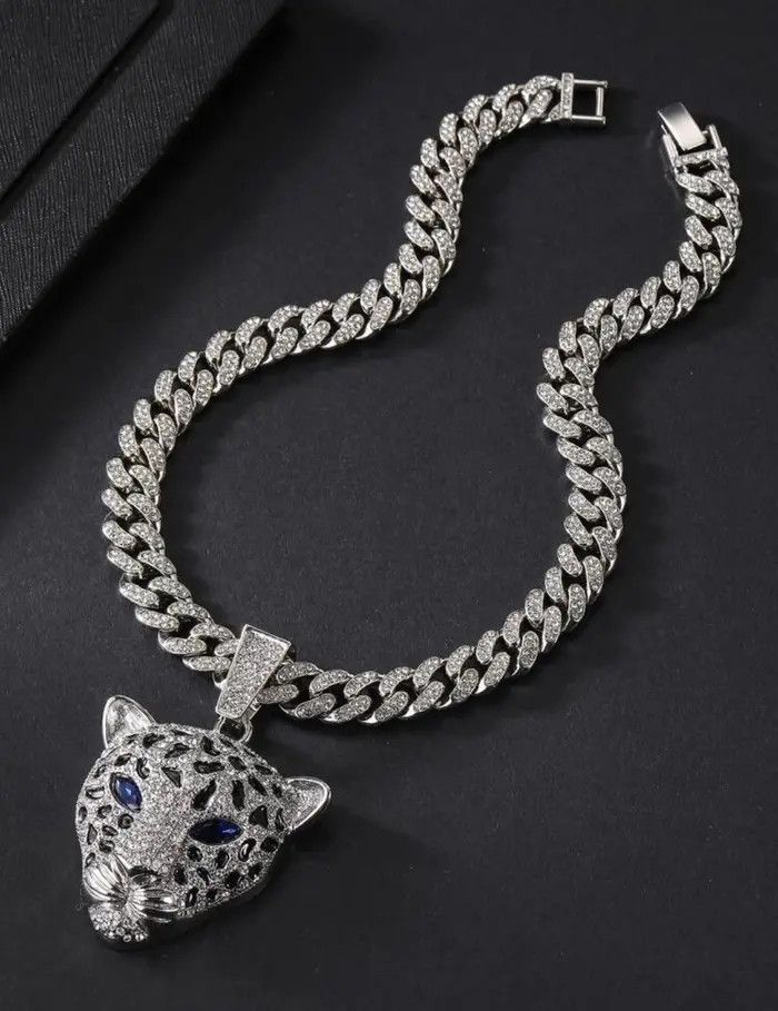 Jewelry Panther Chain with Pendant Size ONE SIZE - 3 Thumbnail