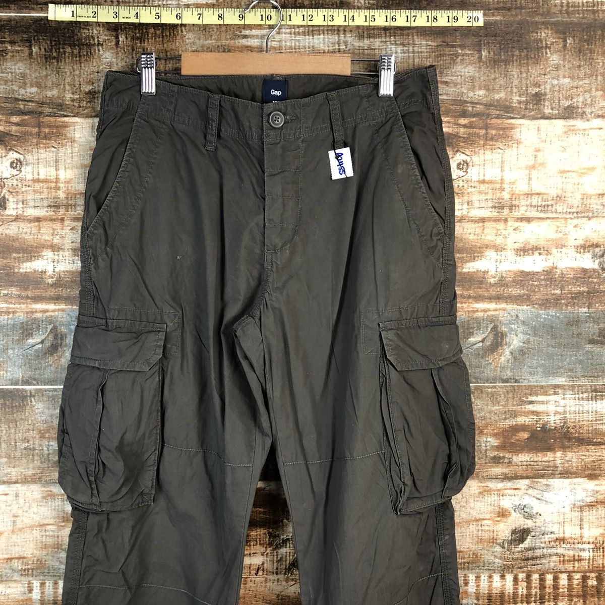 Gap Gap Grey Cargo Multipocket utility tactical Pants #A2455 Size US 31 - 4 Thumbnail