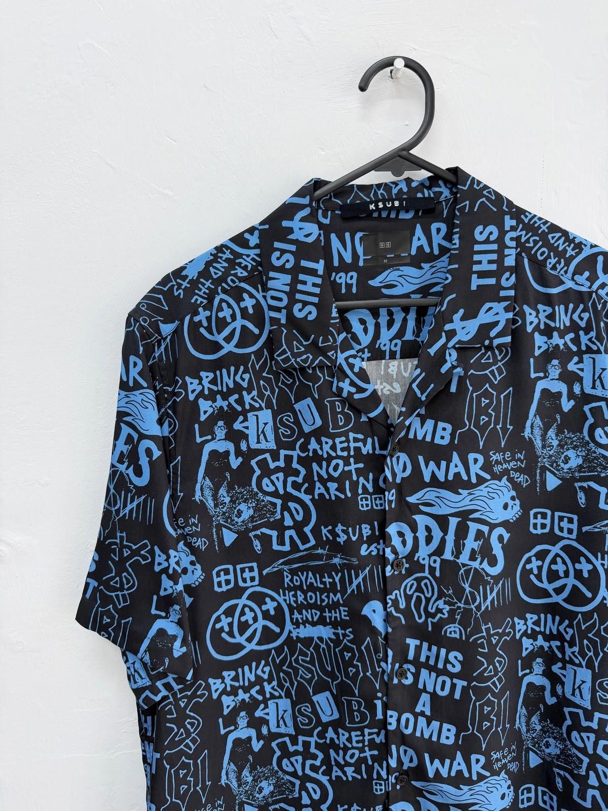 Ksubi new ksubi medium m short sleeve resort shirt heroism baddies Size US M / EU 48-50 / 2 - 2 Thumbnail